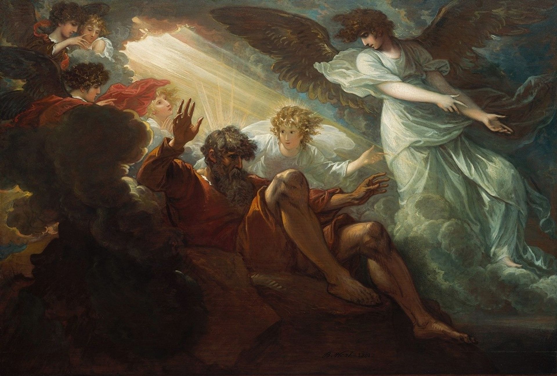Moses Shown the Promised Land by Benjamin West