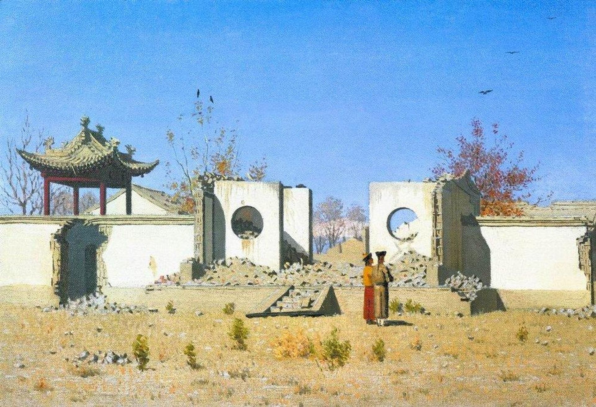 Ruins of Chinese Sanctuary by Vasily Vereshchagin
