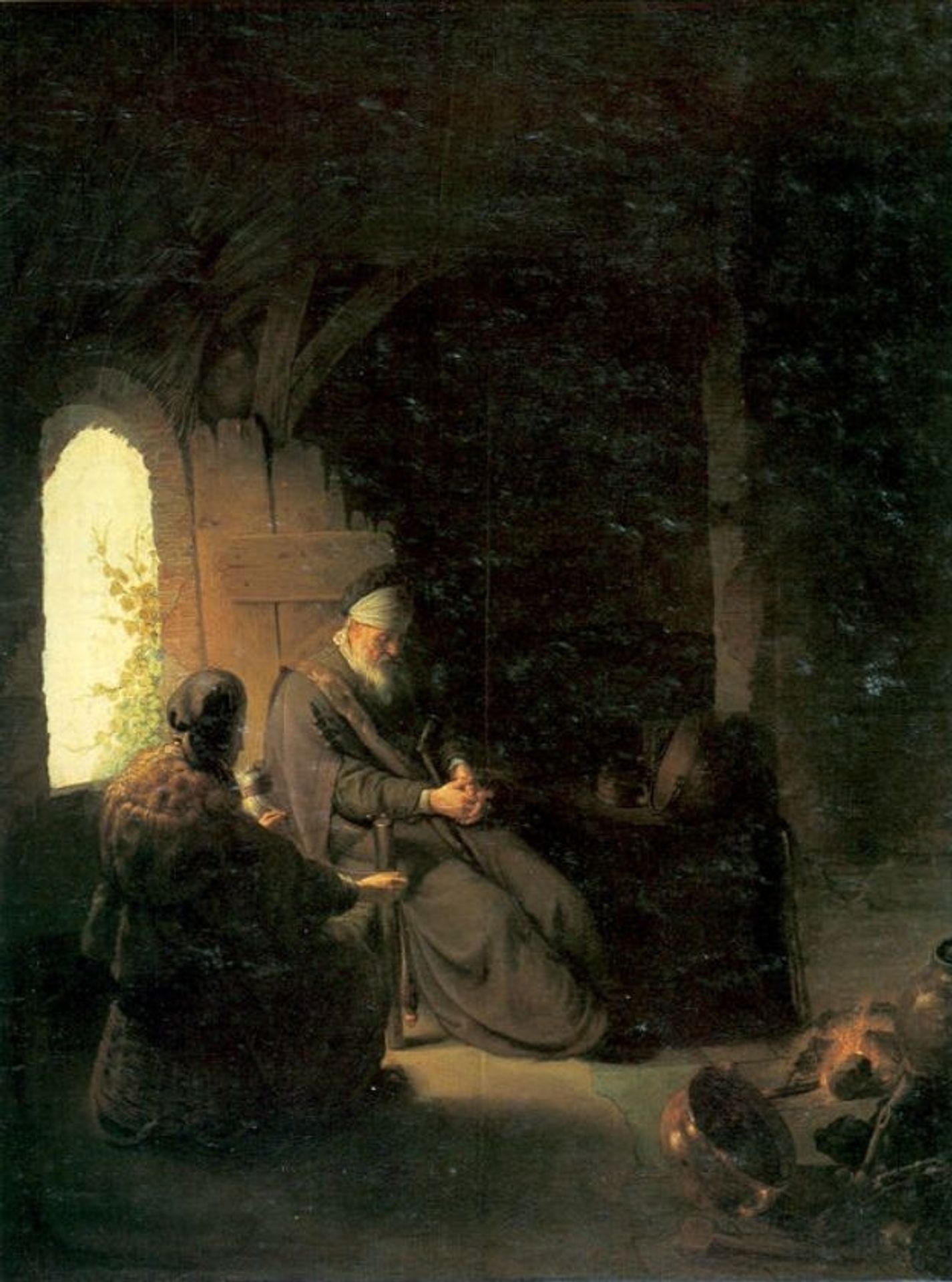 Anna and the Blind Tobit by Rembrandt van Rijn