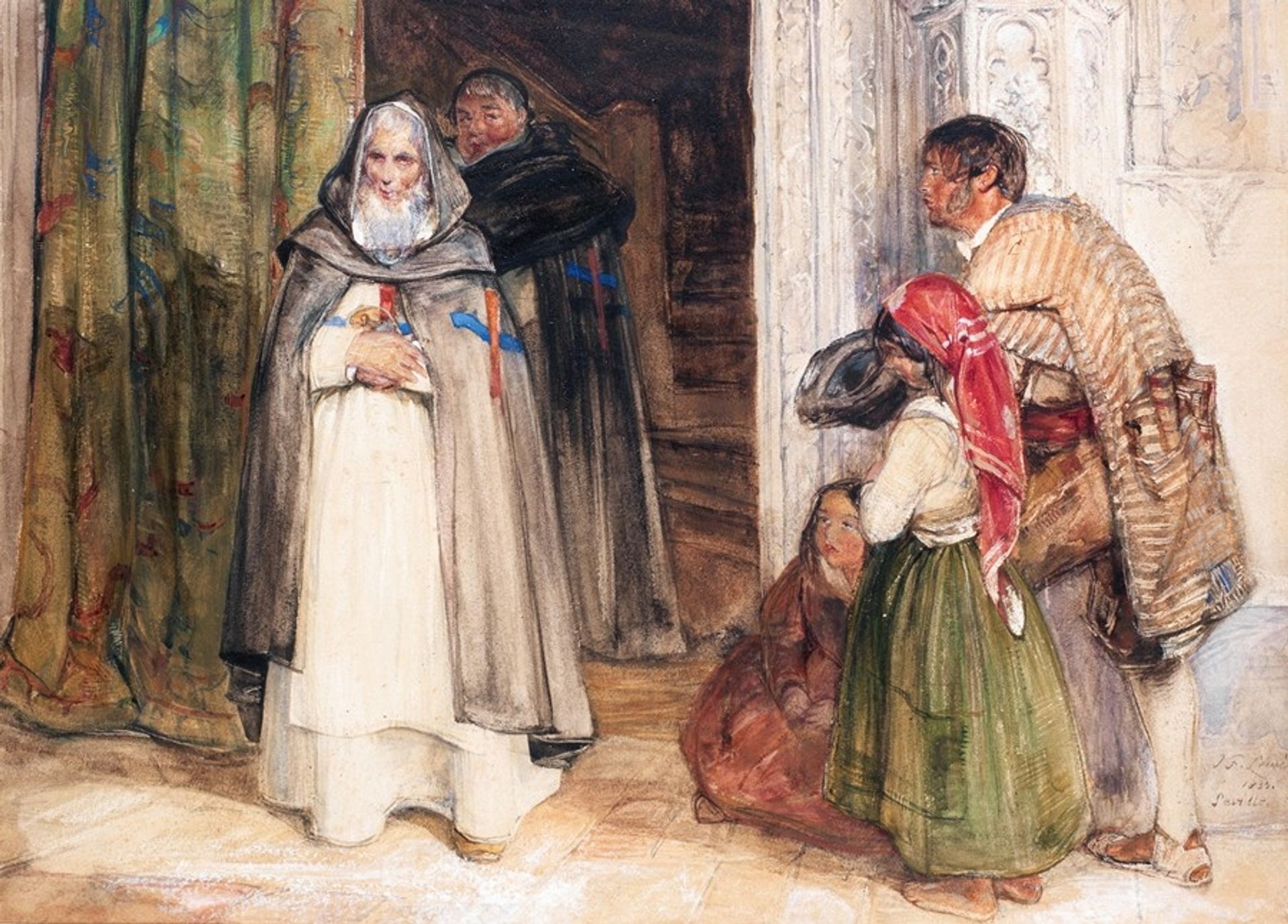 Asking for alms by John Frederick Lewis