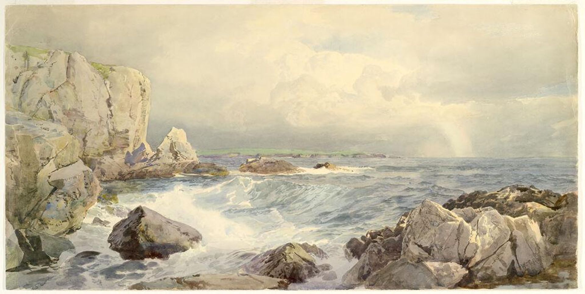 Rocks and Cliffs near the Sea by William Trost Richards