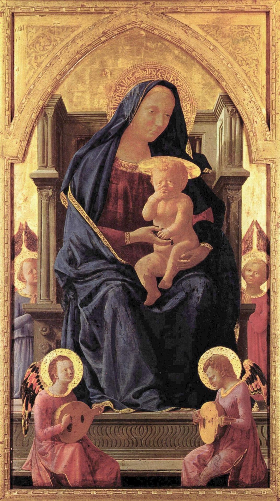 Maria and Child by Masaccio