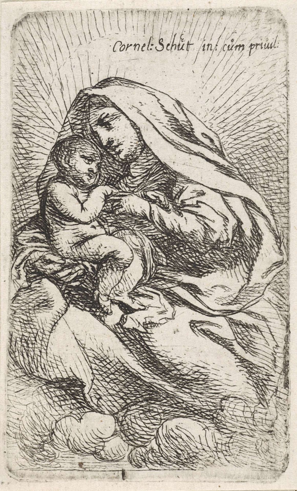 Madonna met kind by Cornelis Schut