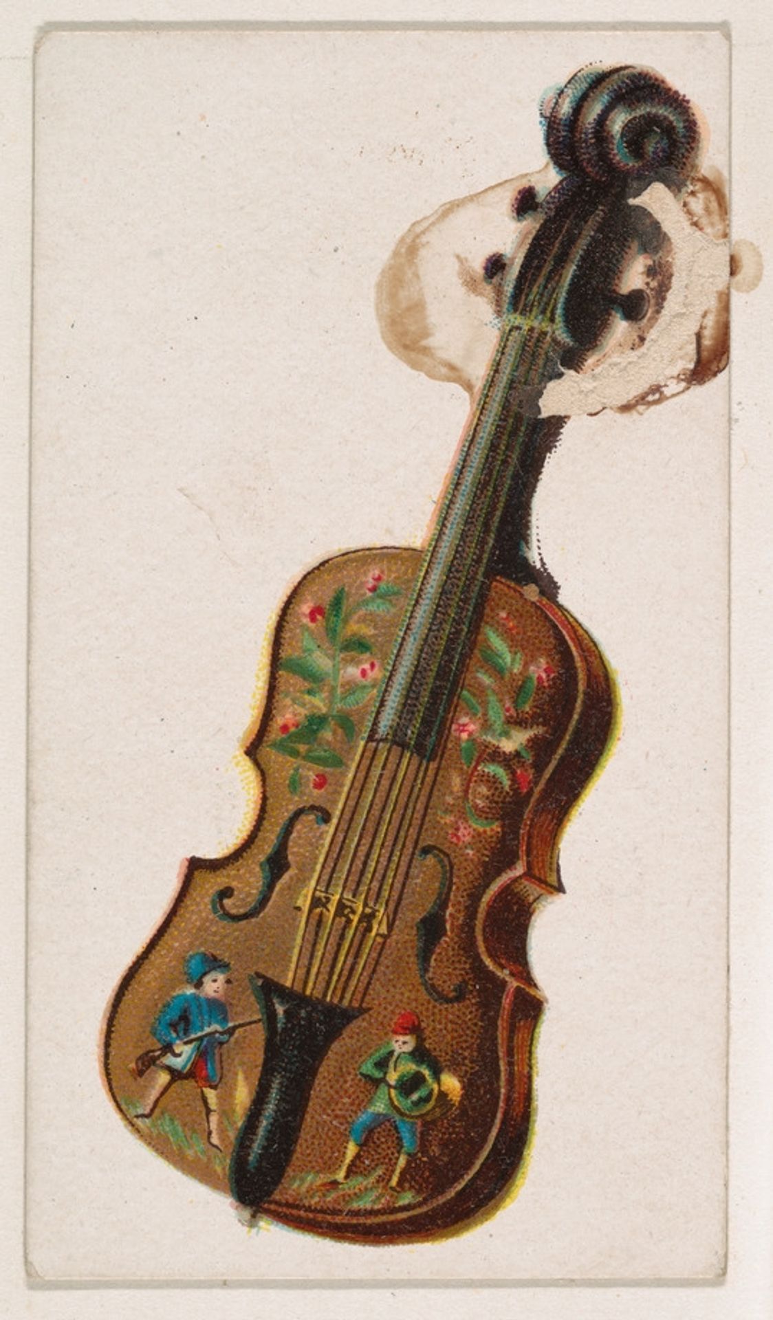 Violin, from the Novelties series (N228, Type 5) issued by Kinney Bros. by Kinney Brothers Tobacco Company