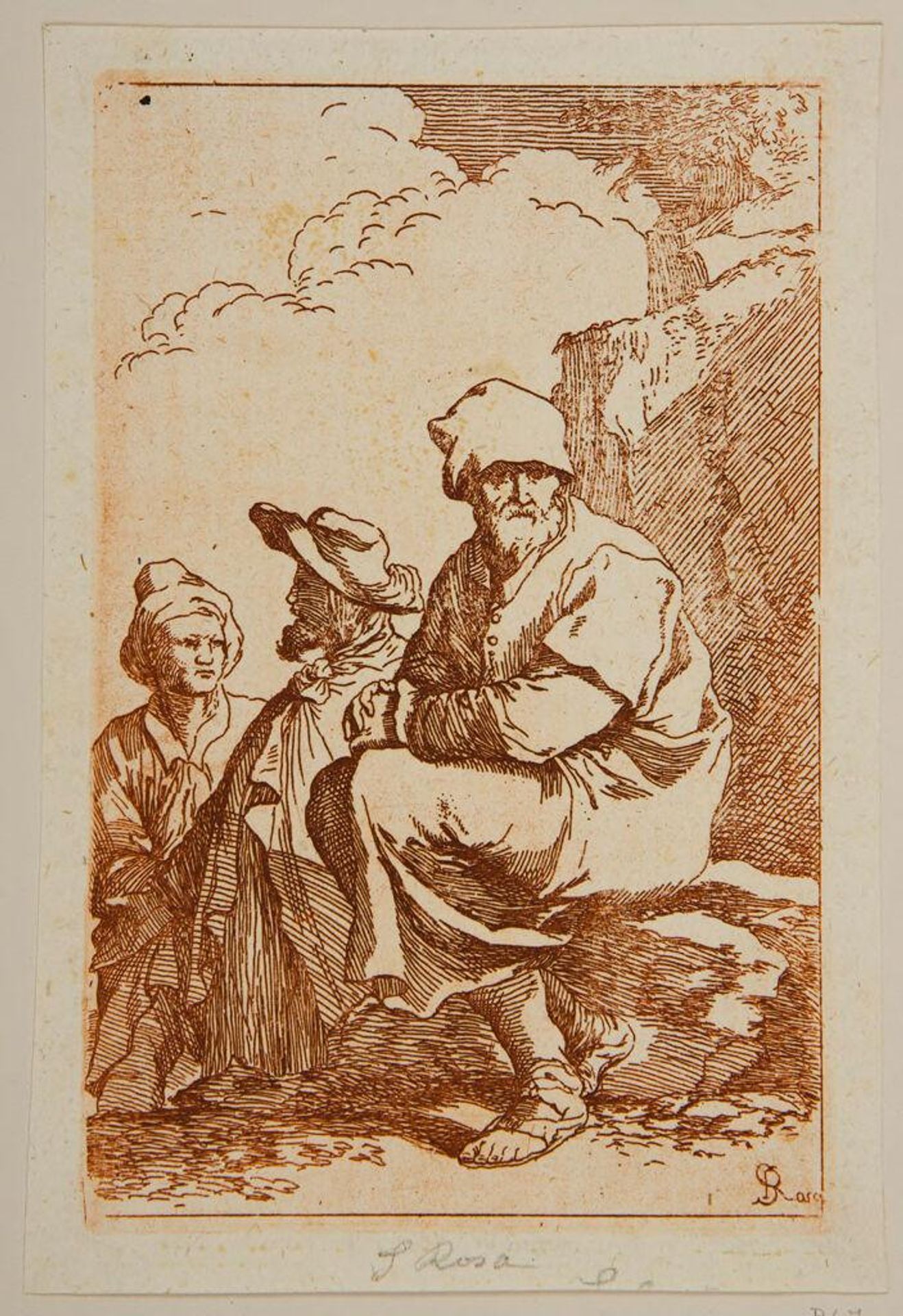 Copy after the Figurine by Salvator Rosa