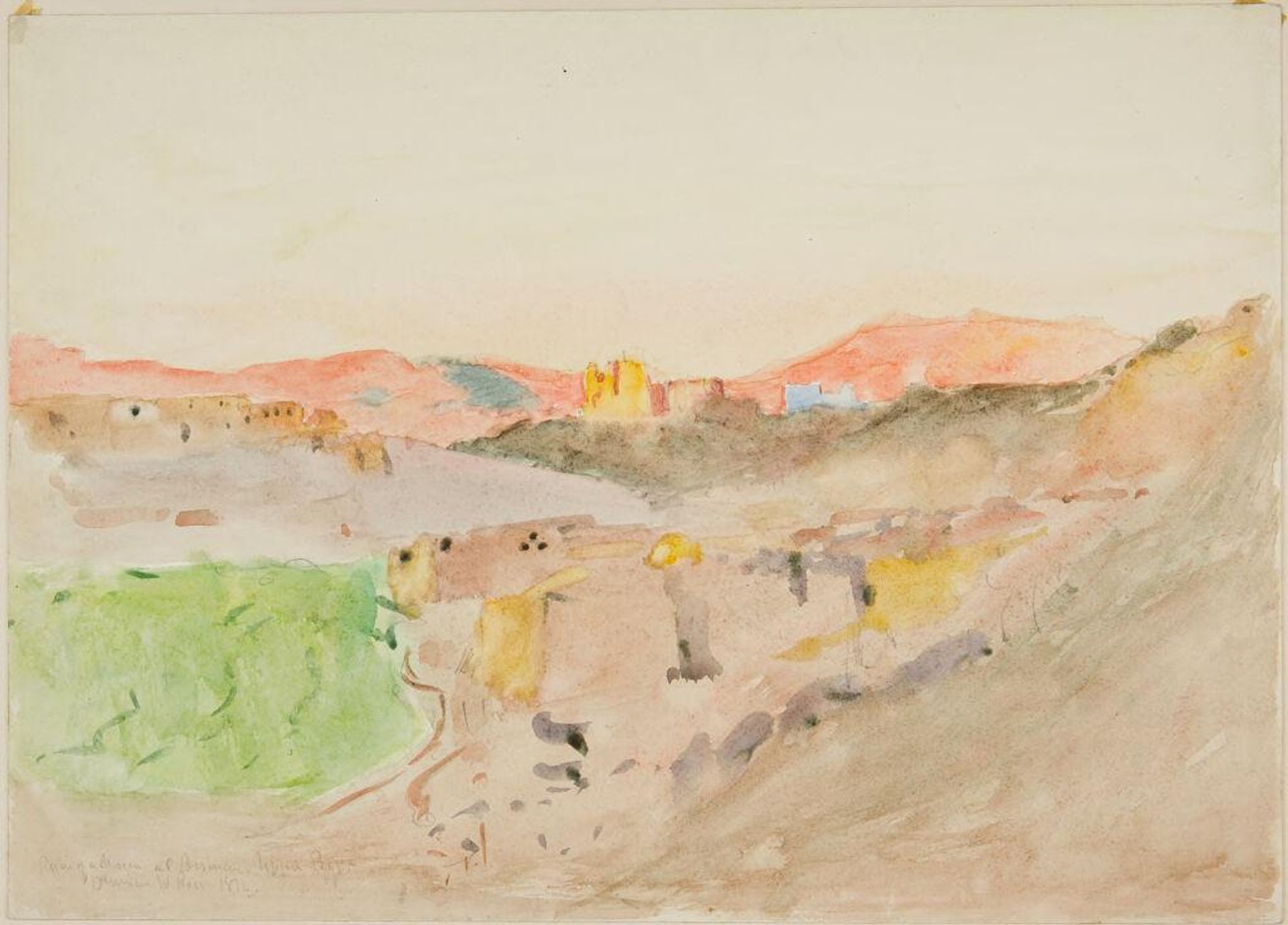 Landscape near Assouan, Egypt by Denman Waldo Ross