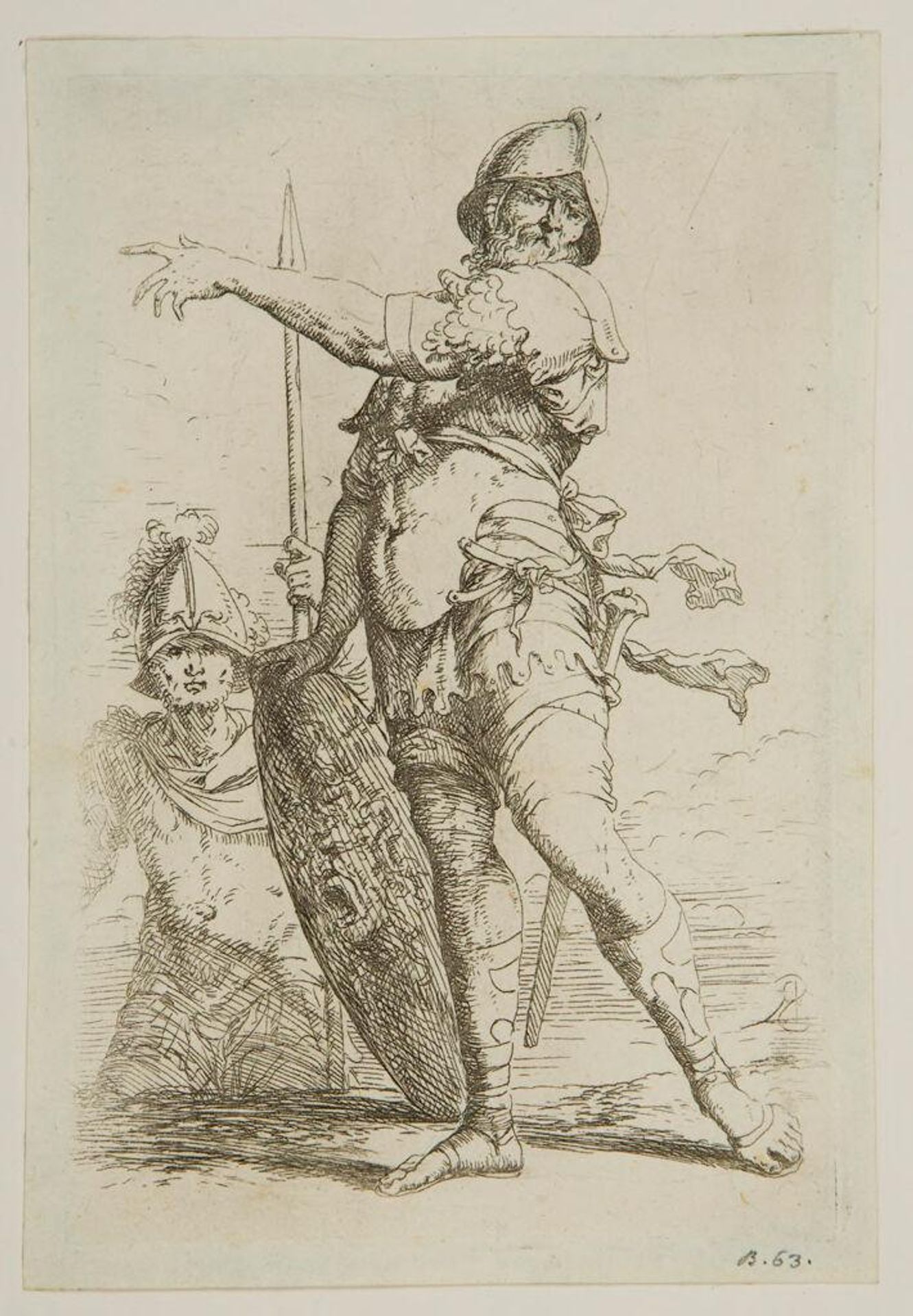 Two Soldiers by Salvator Rosa