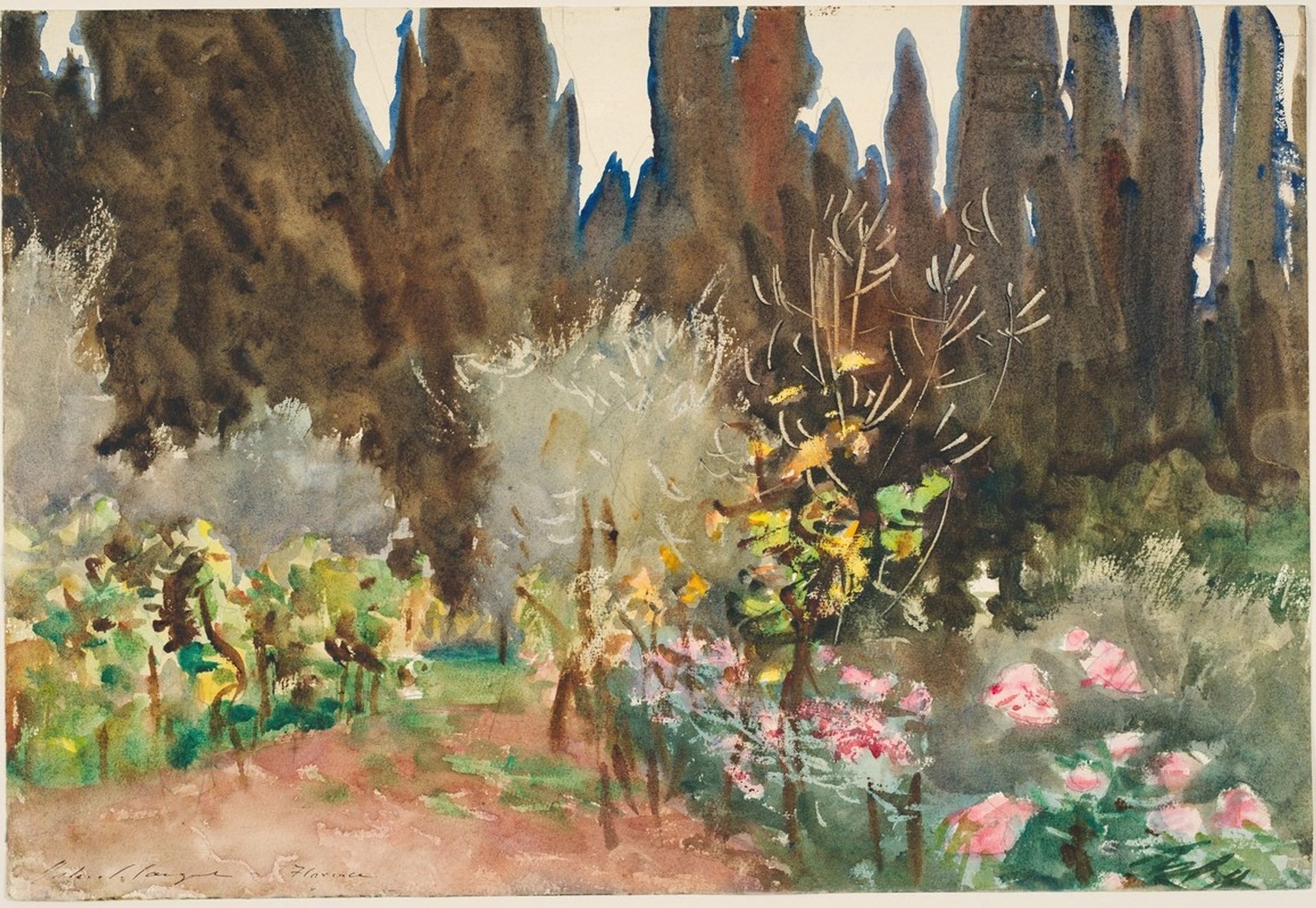 Gardens at Florence by John Singer Sargent