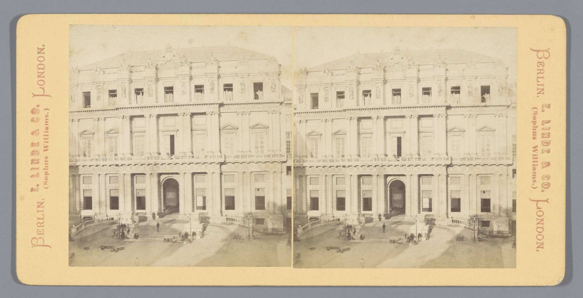 Gevel van het Hertogelijk Paleis te Genua by Alfredo Noack