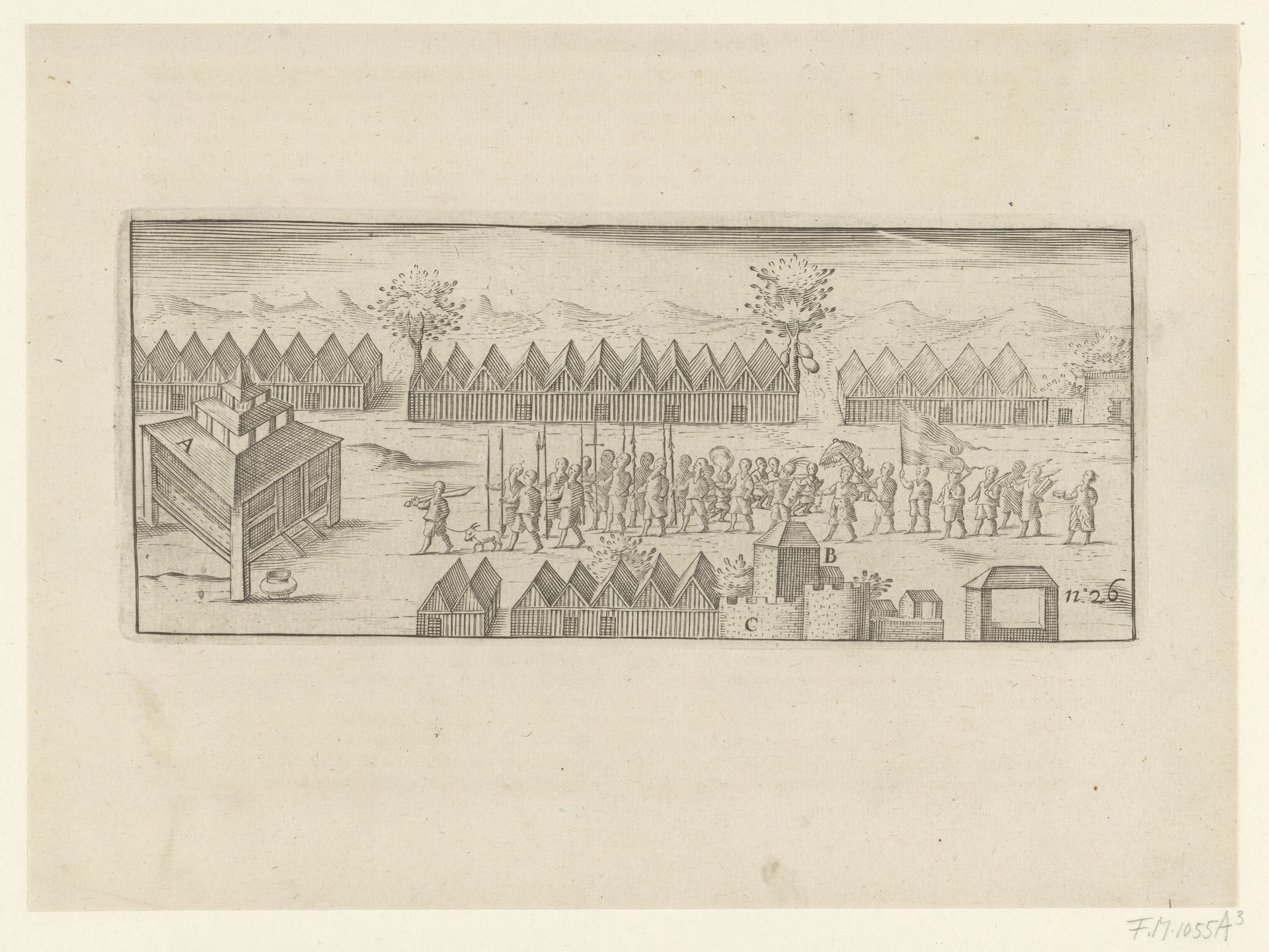 De koning van Ternate bezoekt de moskee, 1599 by Anonymous