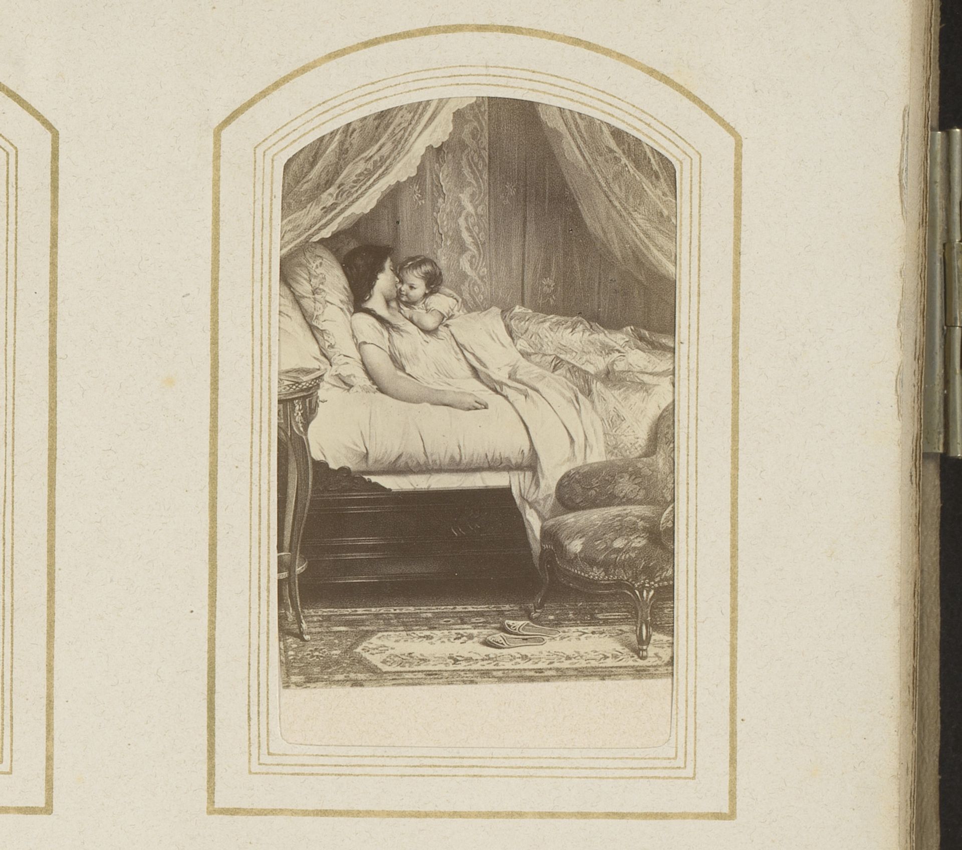 Fotoreproductie van Le baiser du matin by Anonymous