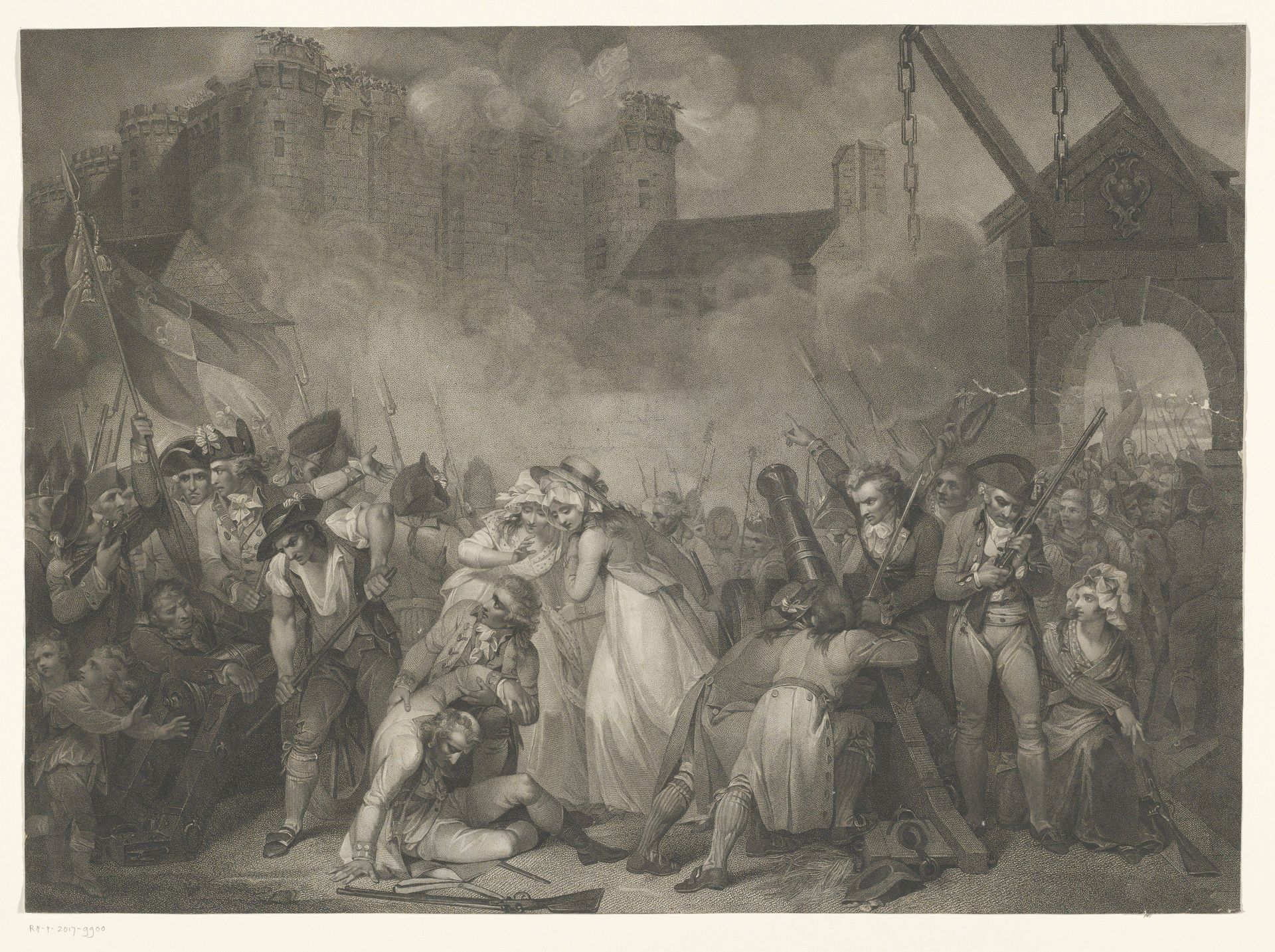 Bestorming van de Bastille, 14 juli 1789 by William Nutter