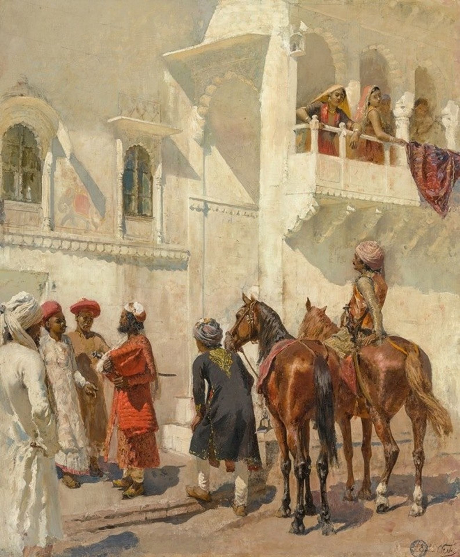 Before the Hunt by Edwin Lord Weeks