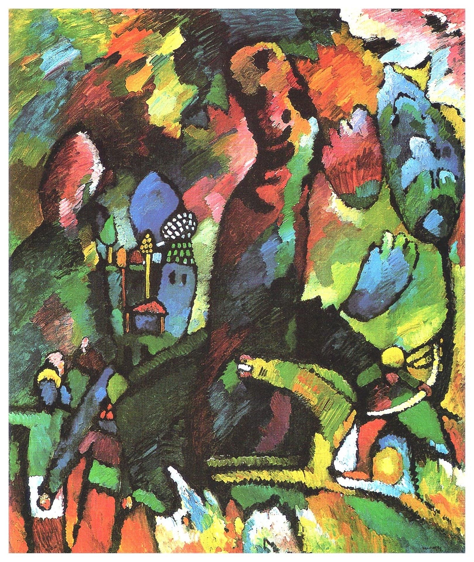 Picture with archer by Wassily Kandinsky