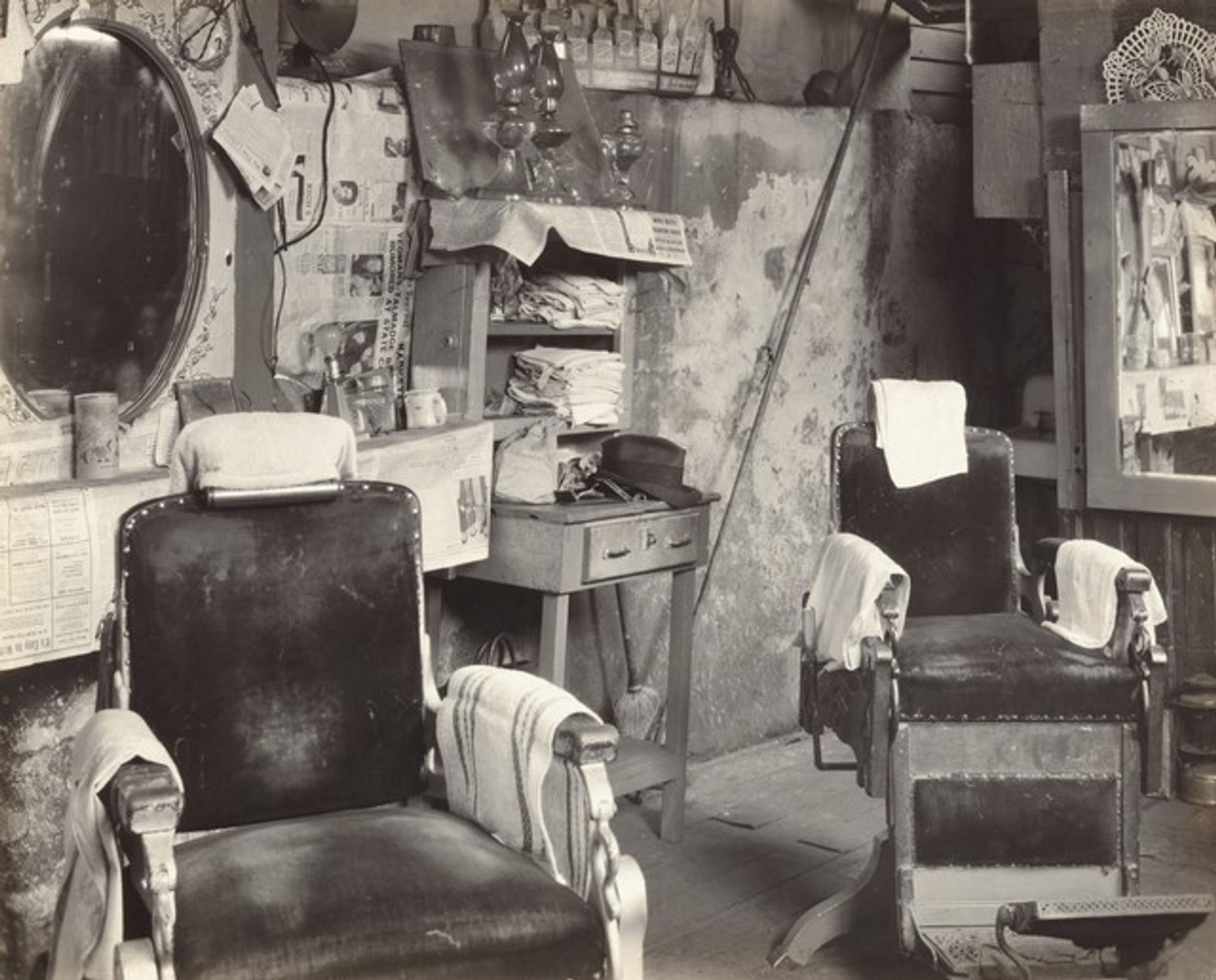 Barber Shop Interior, Atlanta by Walker Evans
