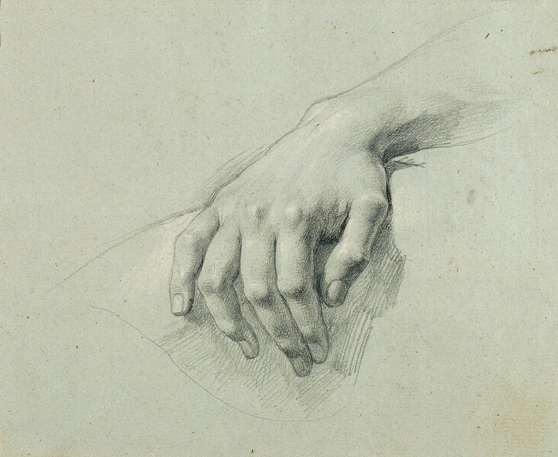 Handstudie zu ‘Arindal und Daura’ by Johann Peter Krafft