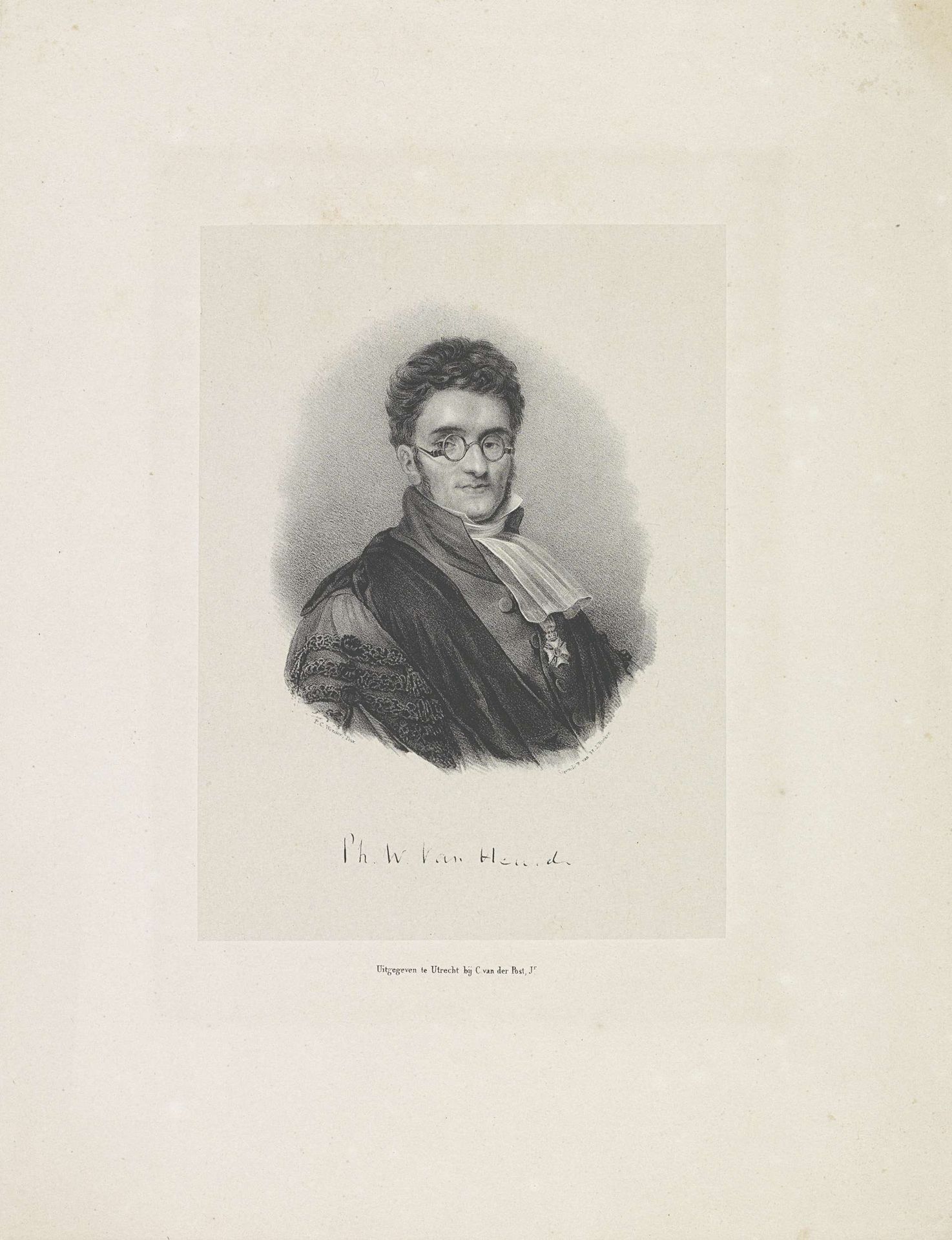 Portret van Phillip Willem van Heusde by Anonymous