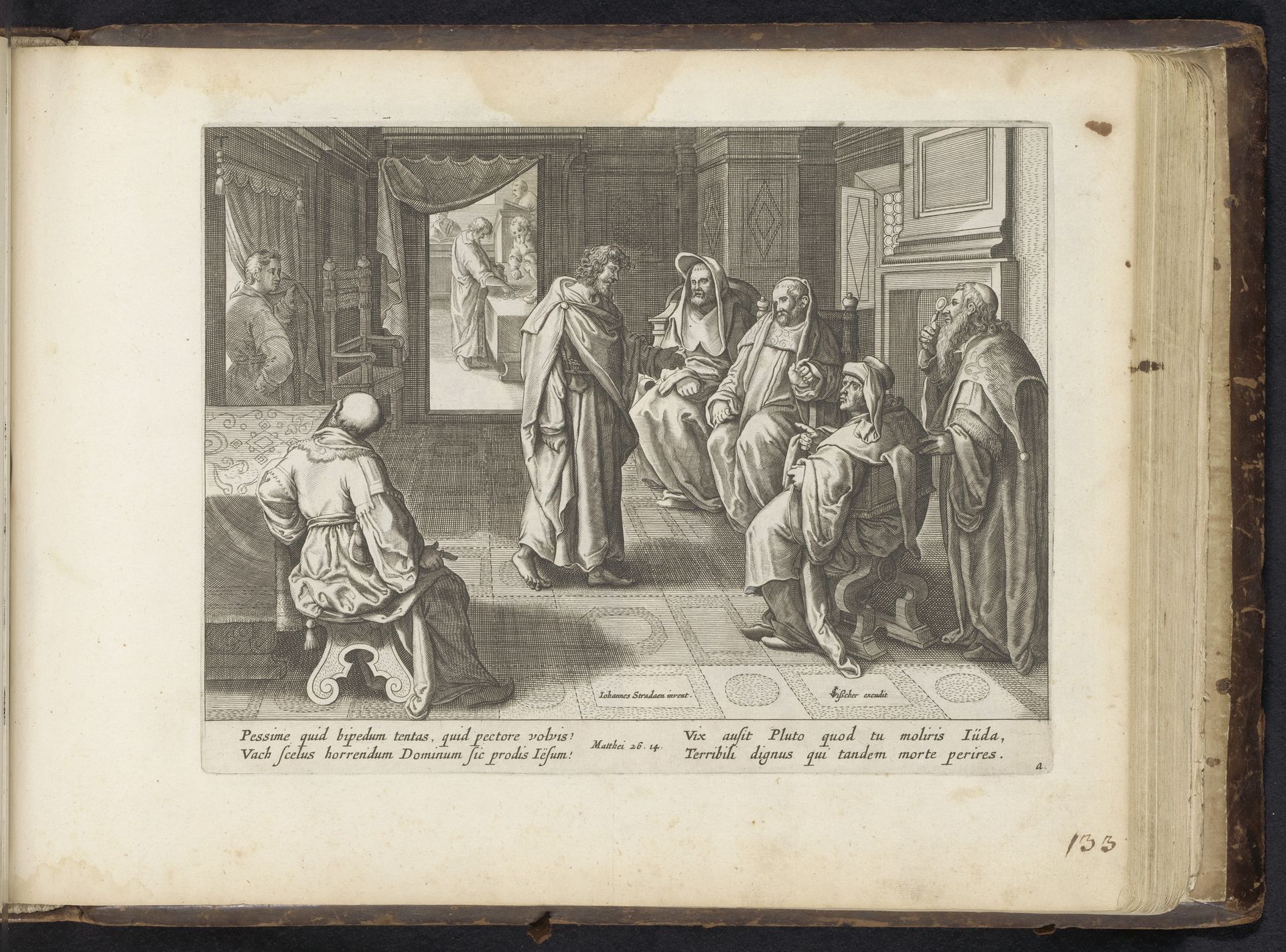 Judas Iskariot bij de hogepriesters by Anonymous