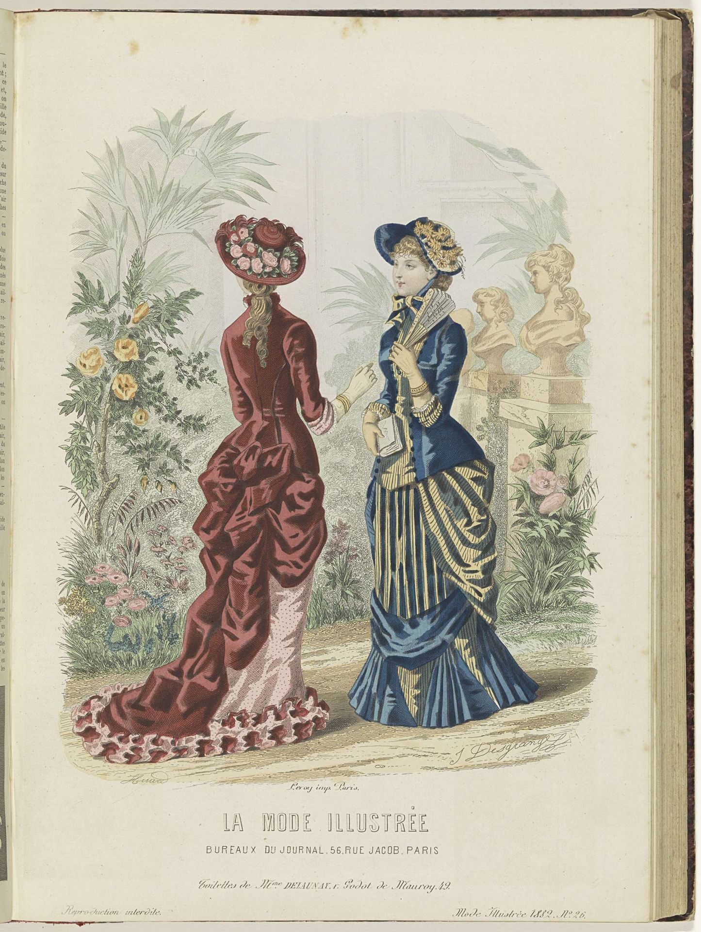 La Mode Illustrée, Journal de la Famille, 1882 by Firmin-Didot & Cie