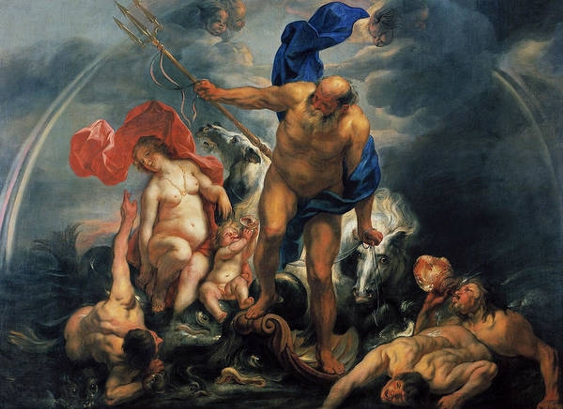 Neptune and Amphitrite in the Storm by Jacob Jordaens