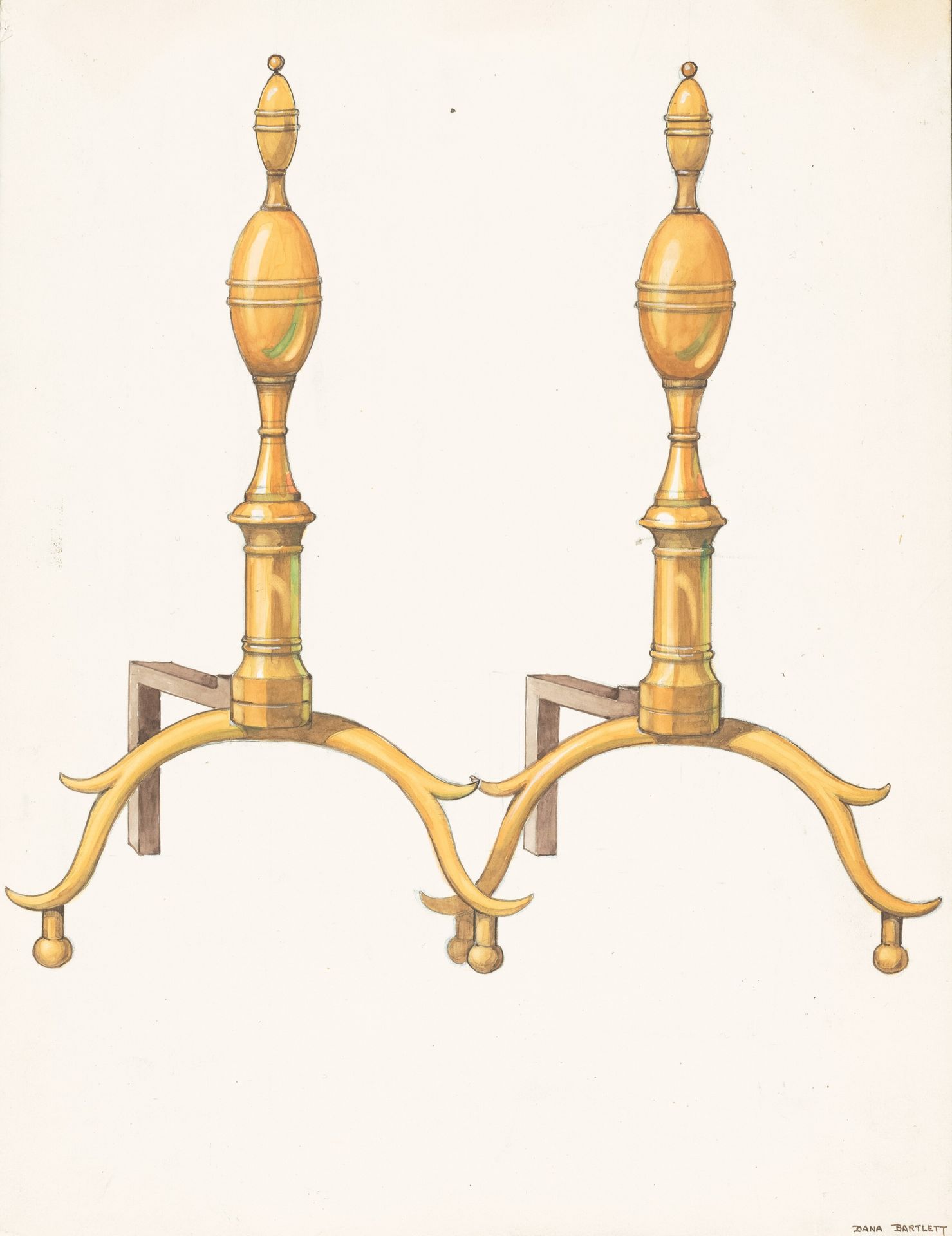 Andirons by Dana Bartlett