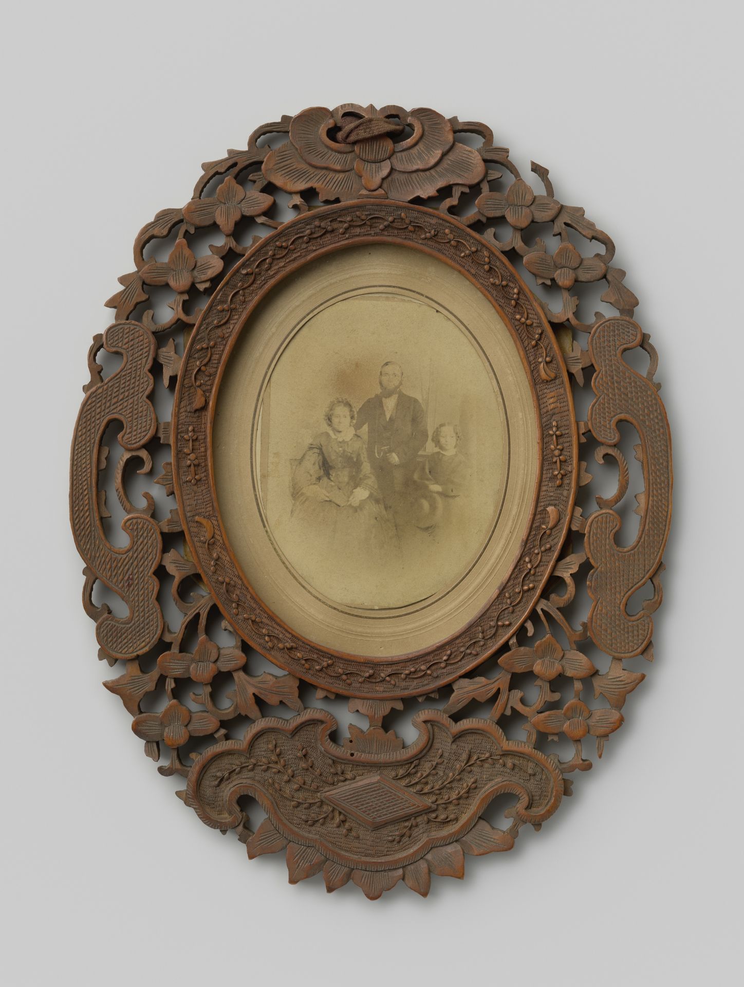 Portret van Johann, Johanna en Auguste Borrasch by Anonymous