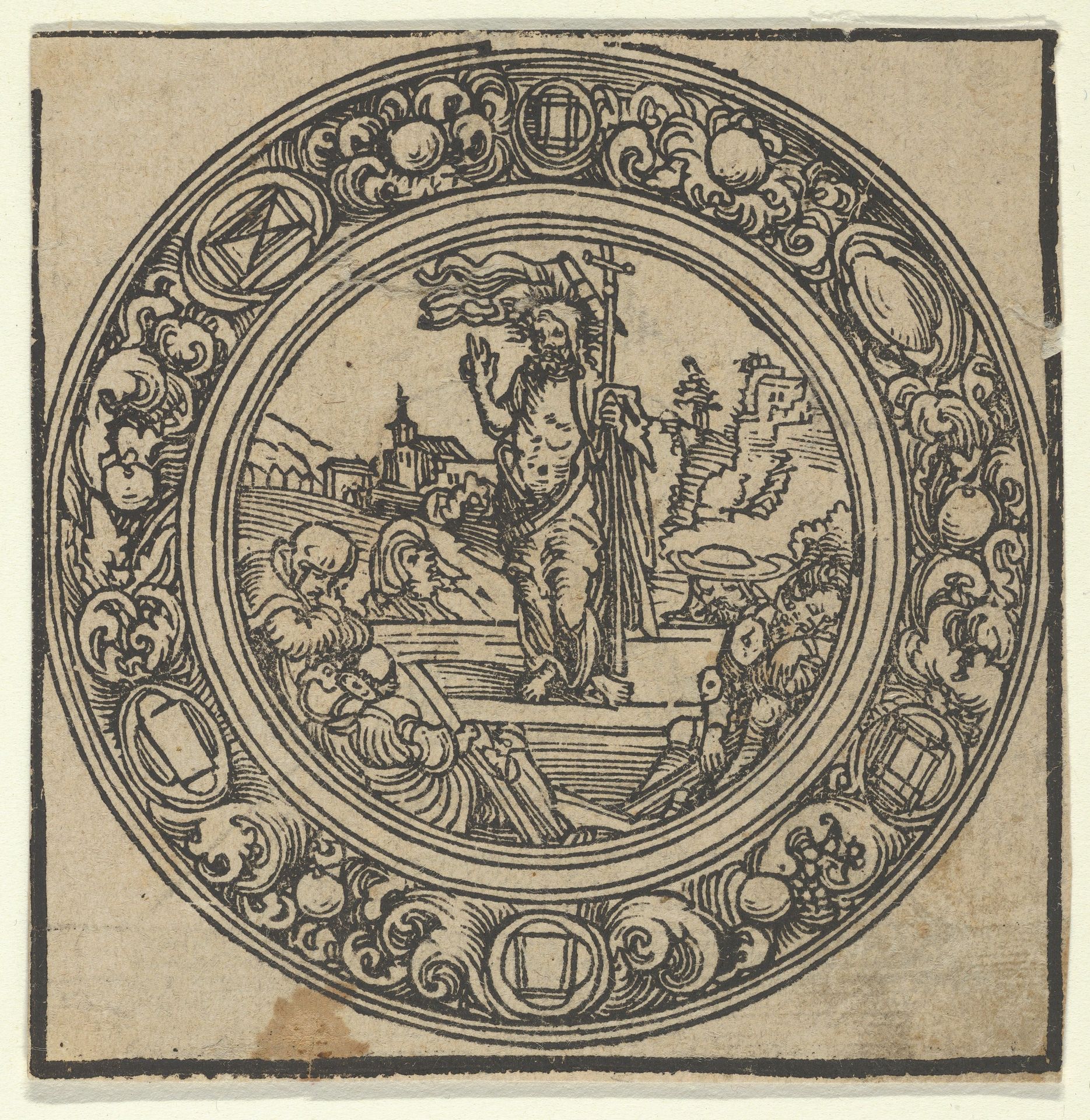 Pacifical with Resurrection by Lucas Cranach the Elder