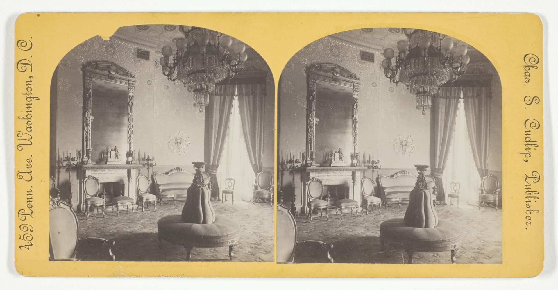 Blue Room, White House by Chas. S. Cudlip