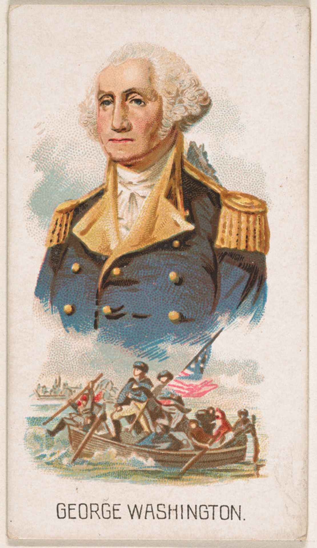 George Washington, from Leaders series (N222) issued by Kinney Bros. by Kinney Brothers Tobacco Company