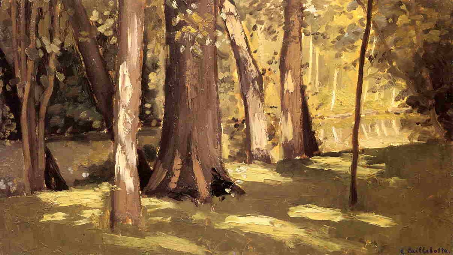 The Yerres, Effect of Ligh by Gustave Caillebotte