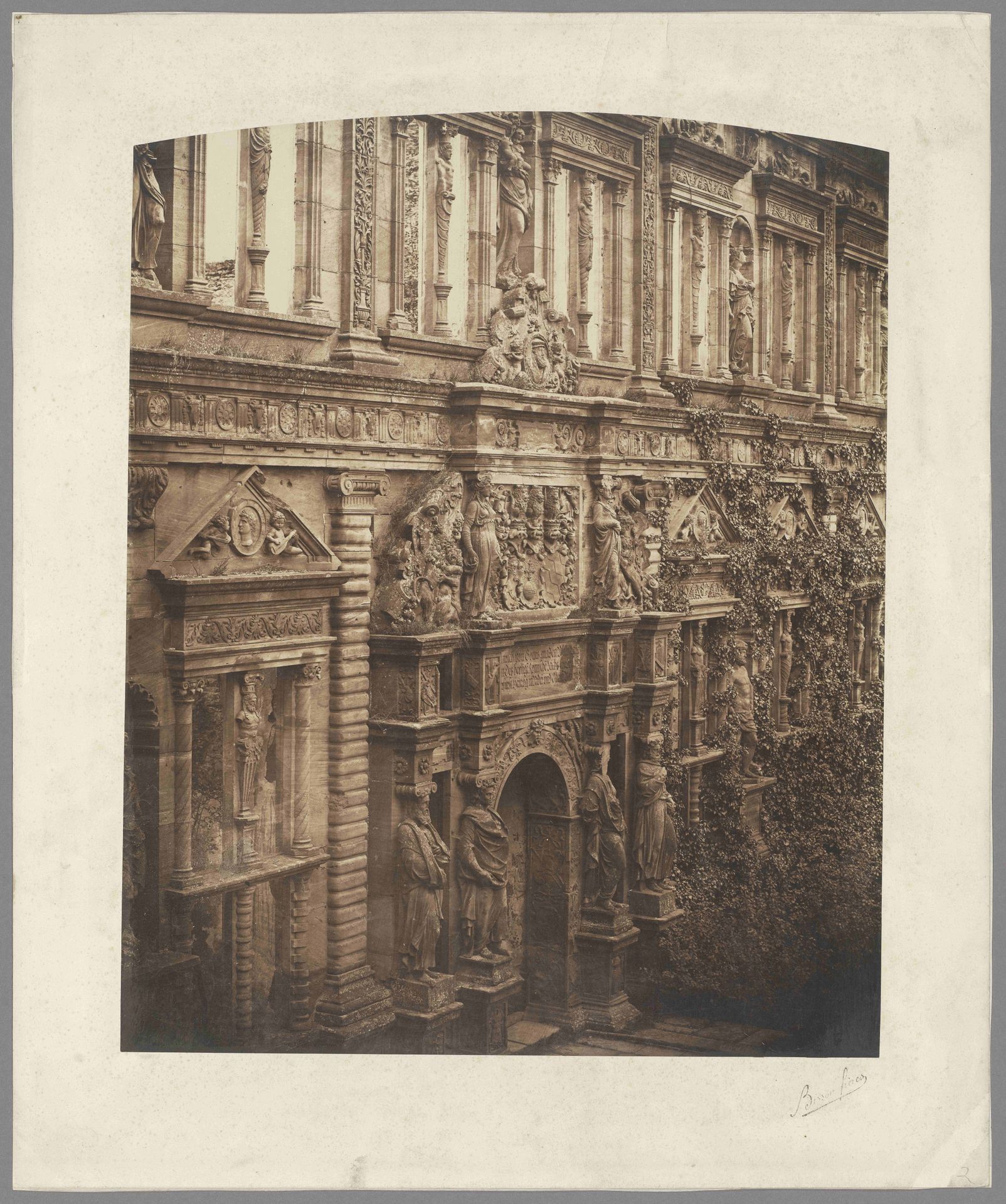 Reims_ West Facade of the Cathedral I by Bisson Frères