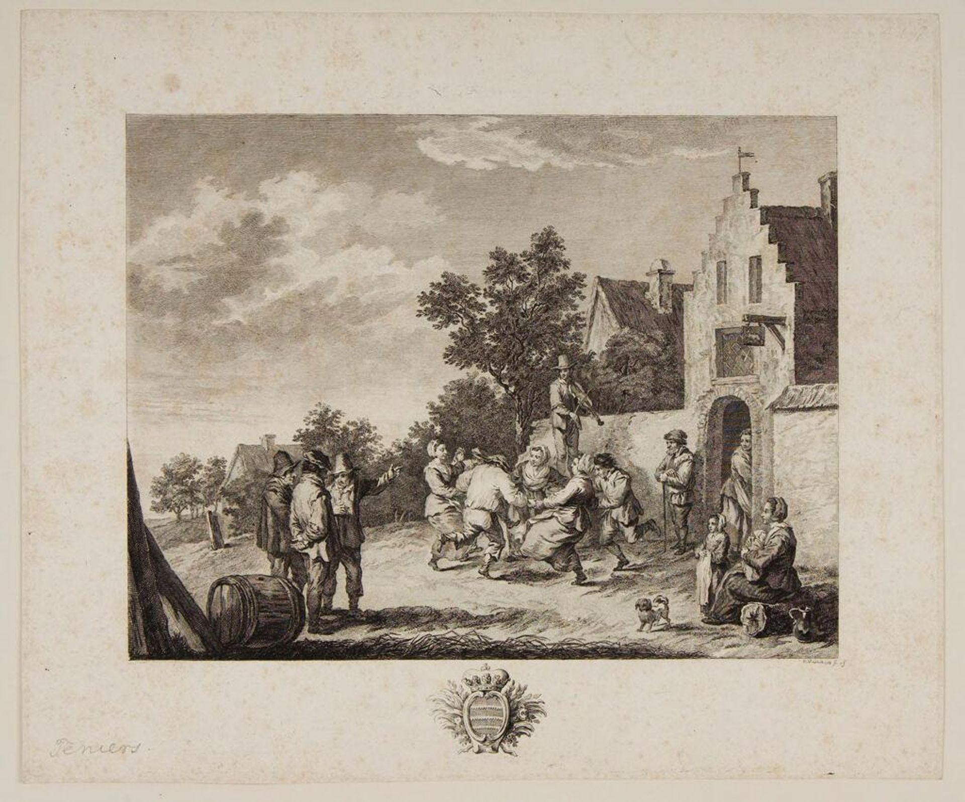 Village Merry-Making by Carl Wilhelm Weisbrod