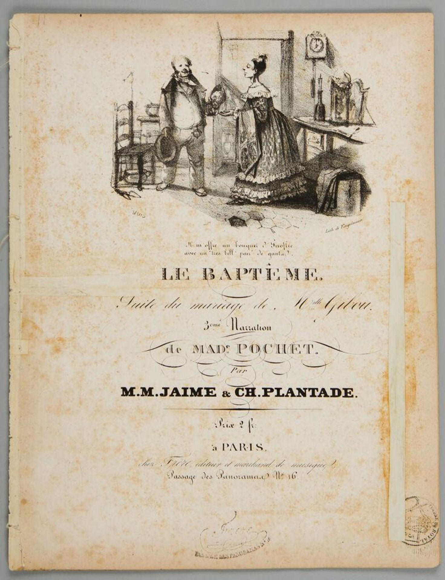 Sheet Music: The Baptism by Anonymous