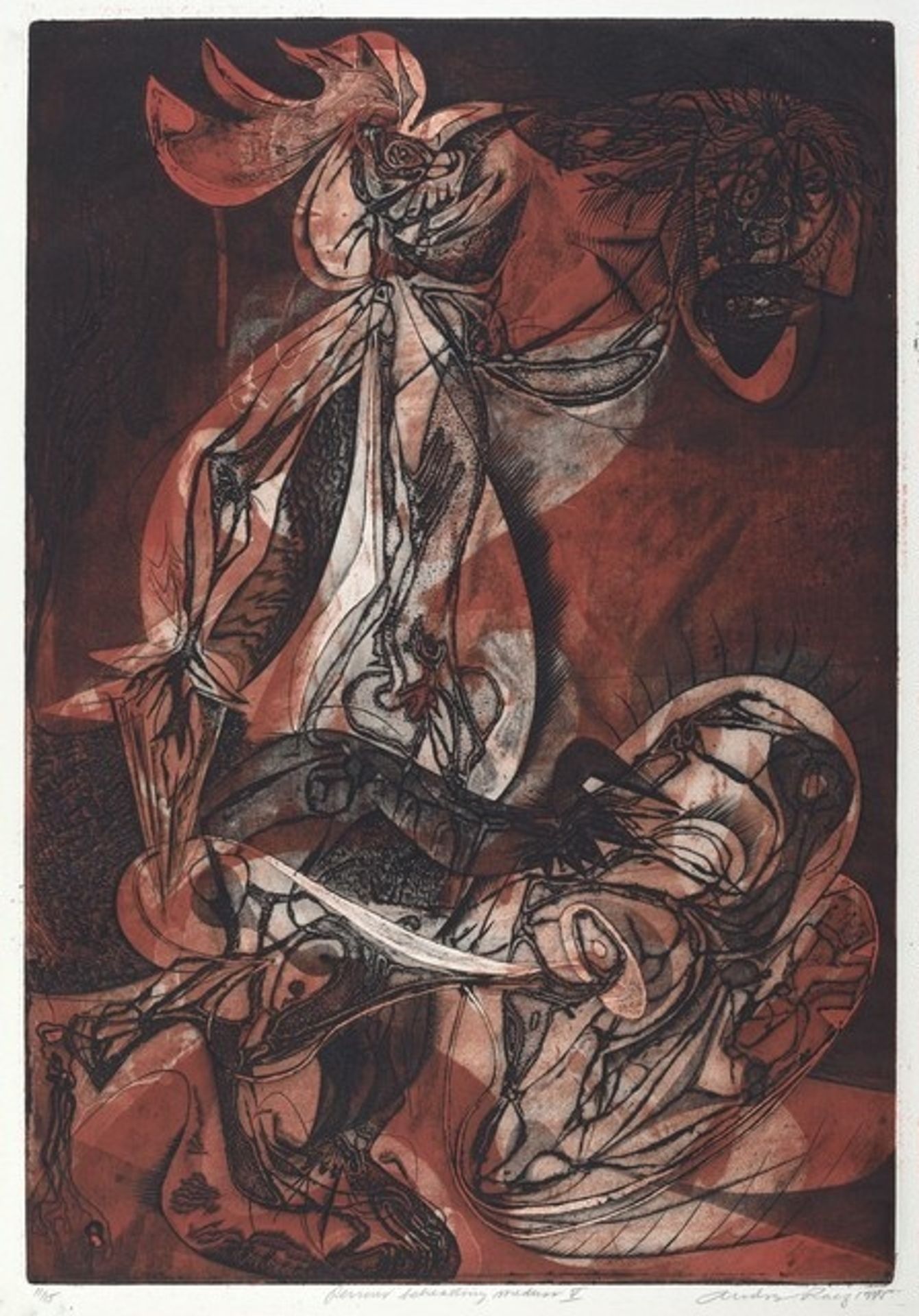 Perseus Beheading Medusa, V by André Racz
