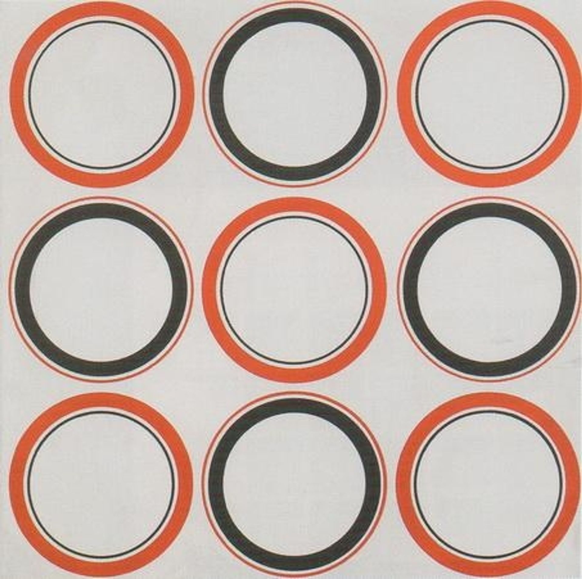 Cercle rouge et noir by Antonio Asis