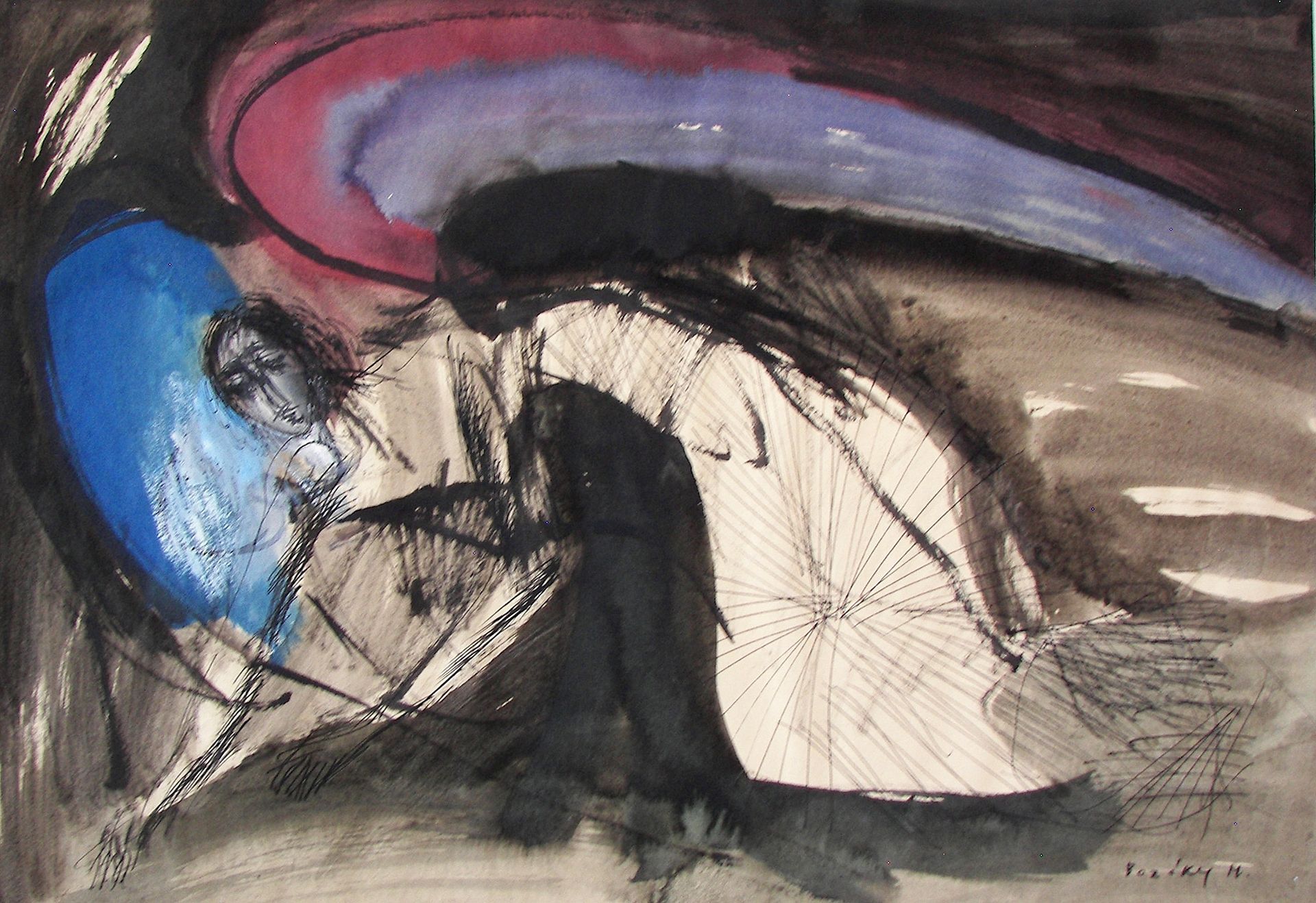 Gathering Angel by Maria Bozoky