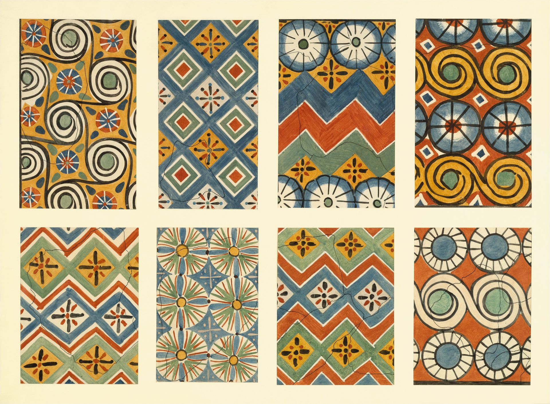 Eight Ceiling Patterns, Tomb of Nebamun and Ipuky - Nina de Garis ...