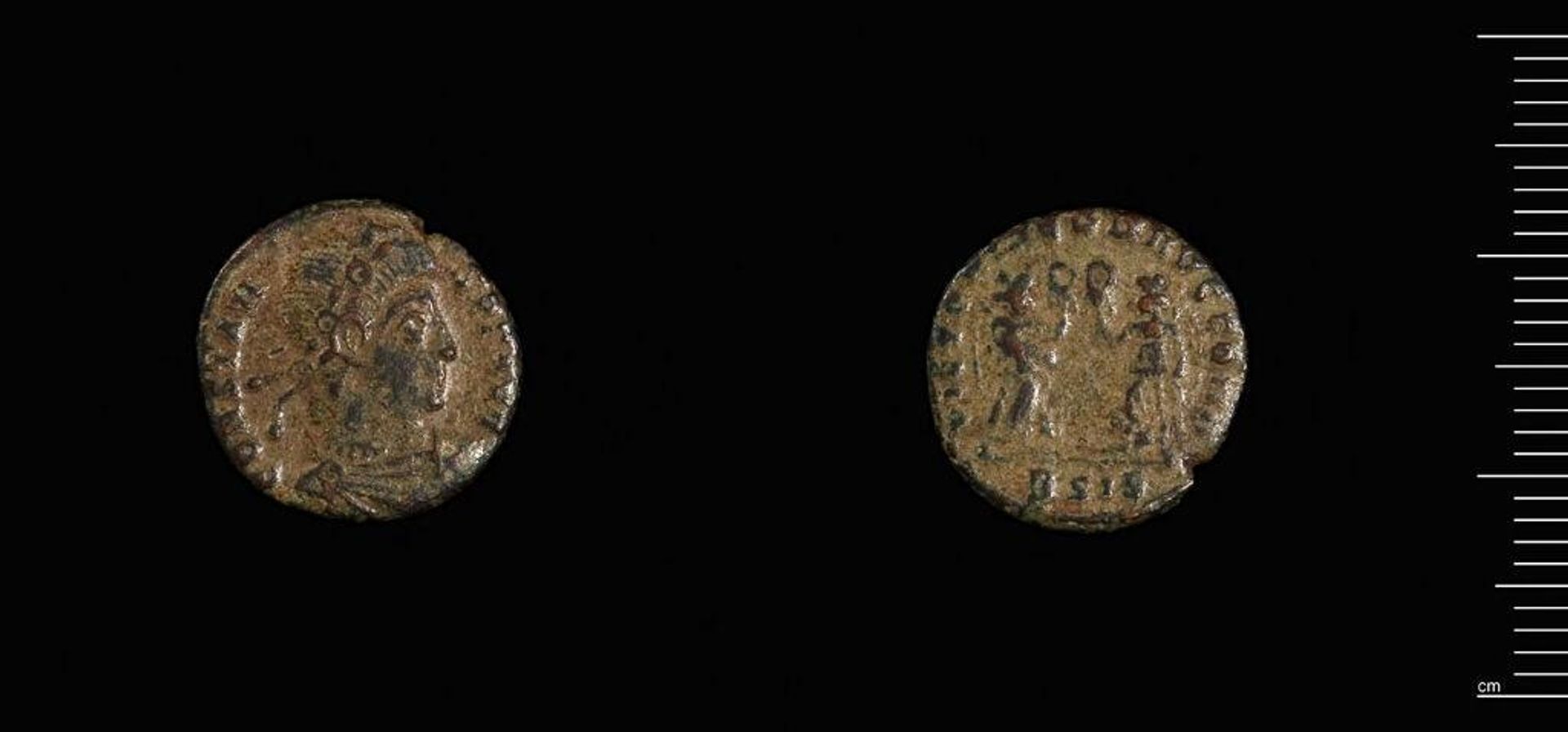 Coin (AE4) of Constans, Siscia by Constans I