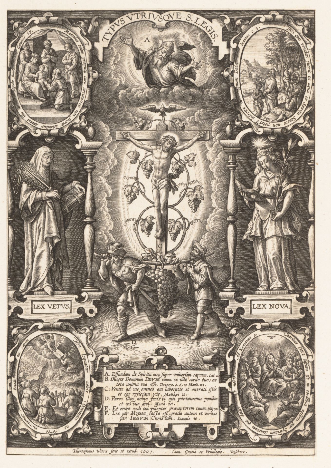 Typus Utriusque S. Legis by Hieronymus (Jerome) Wierix