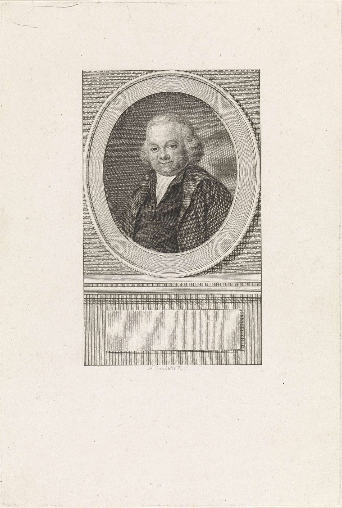 Portret van Jeronimo de Bosch by Reinier Vinkeles