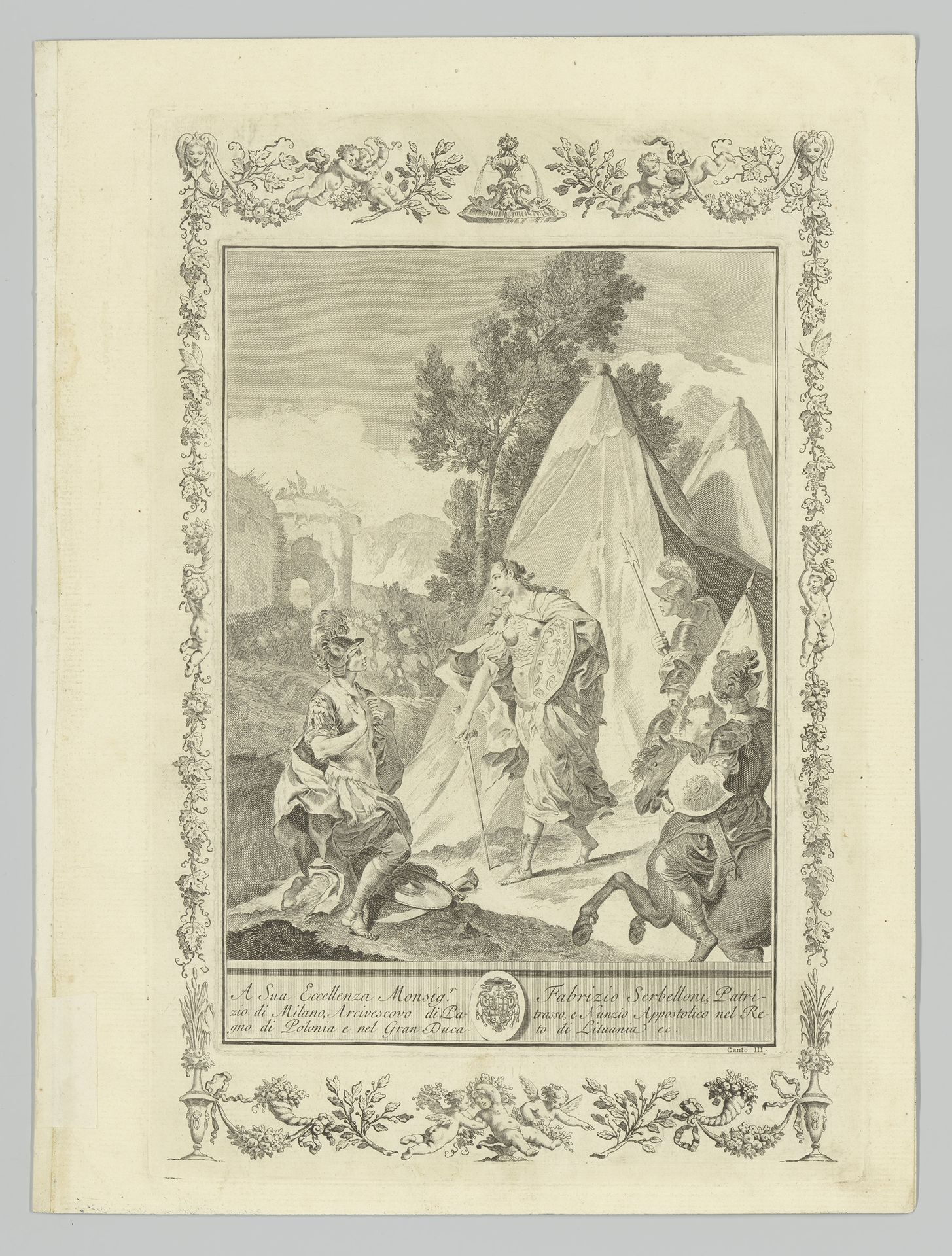Scène uit La Gerusalemme Liberata by Martin Schedel