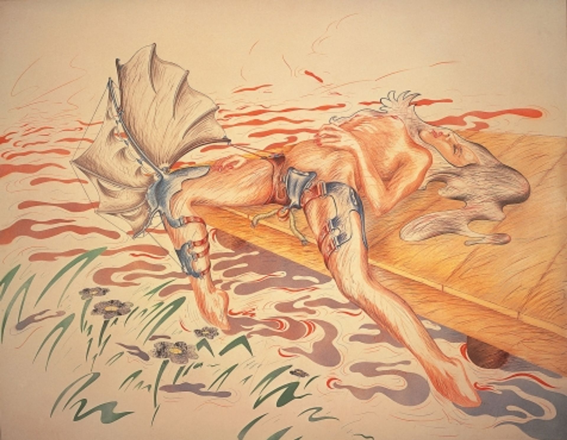 Bachelorette with knee sail by Christian Attersee