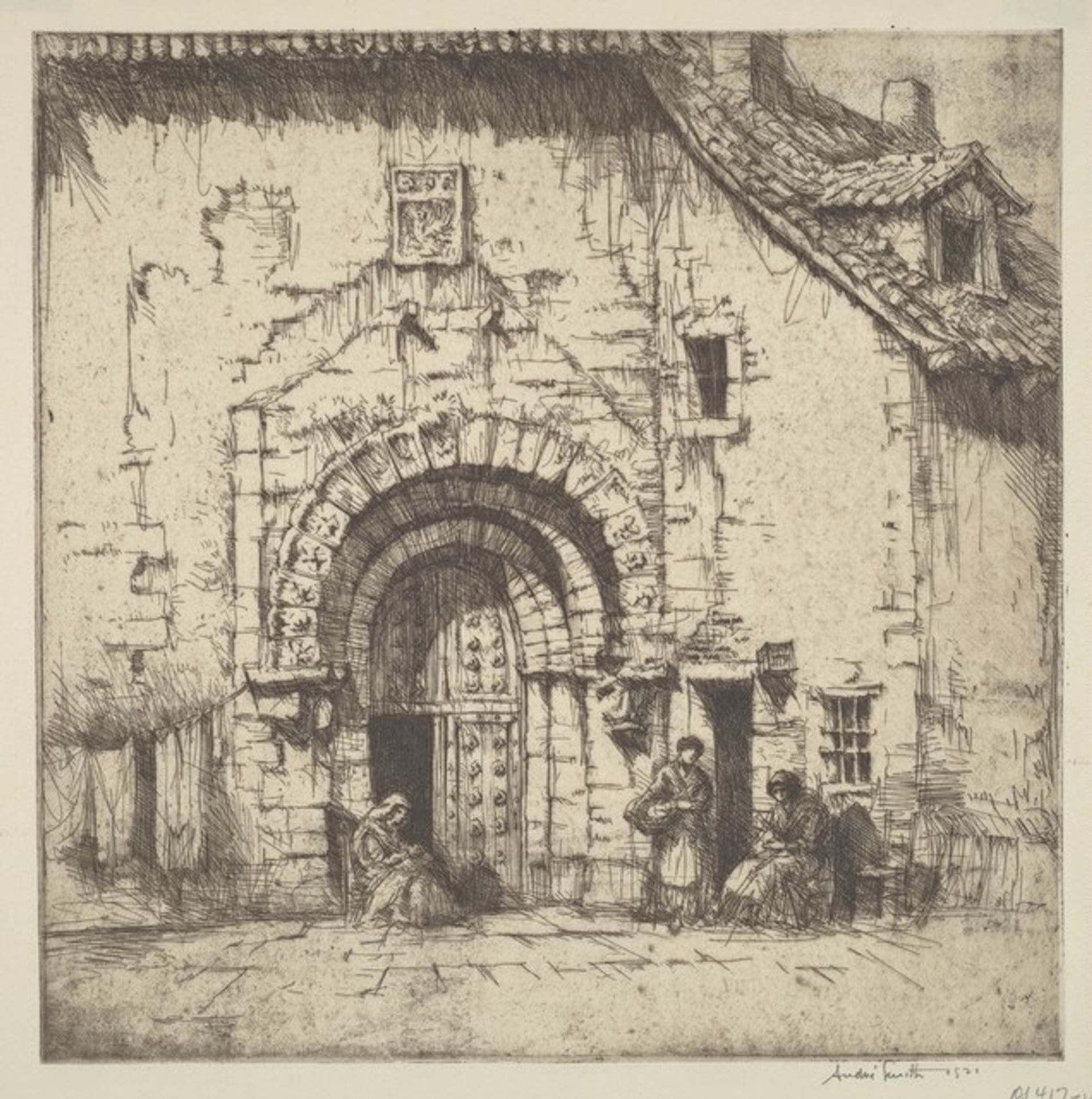 A Doorway in Segovia by Jules André Smith