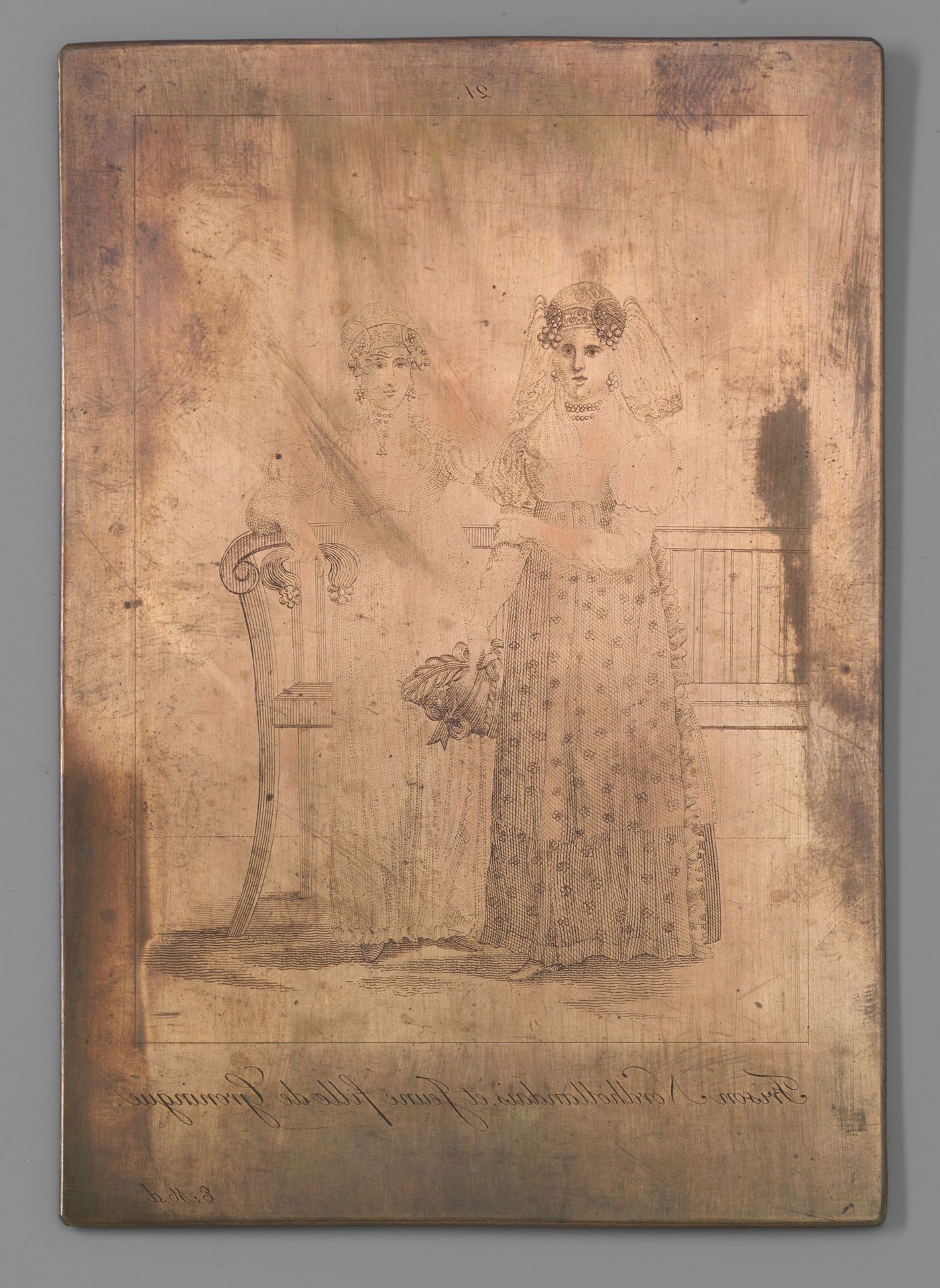 Frison Nordhollandais, et Jeunefille de Groningue by Carl Cristiaan Fuchs