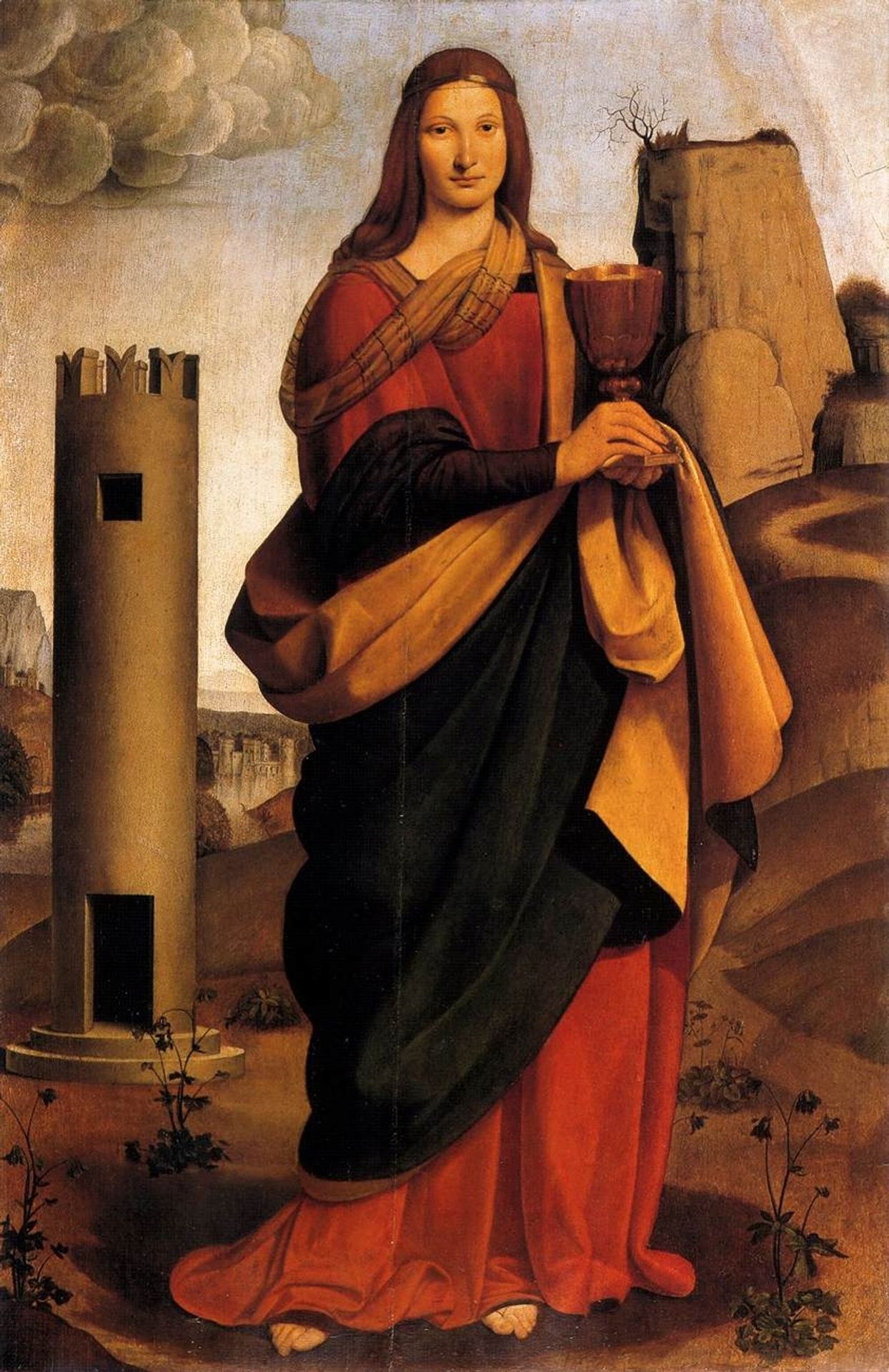 St. Barbara by Giovanni Antonio Boltraffio