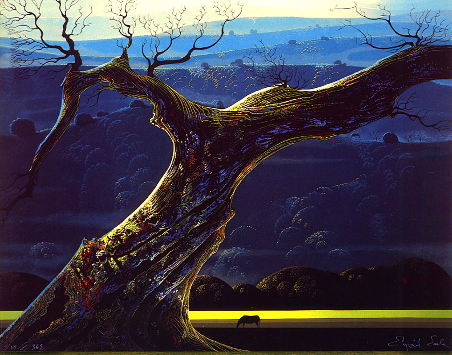 Towering Oak by Eyvind Earle