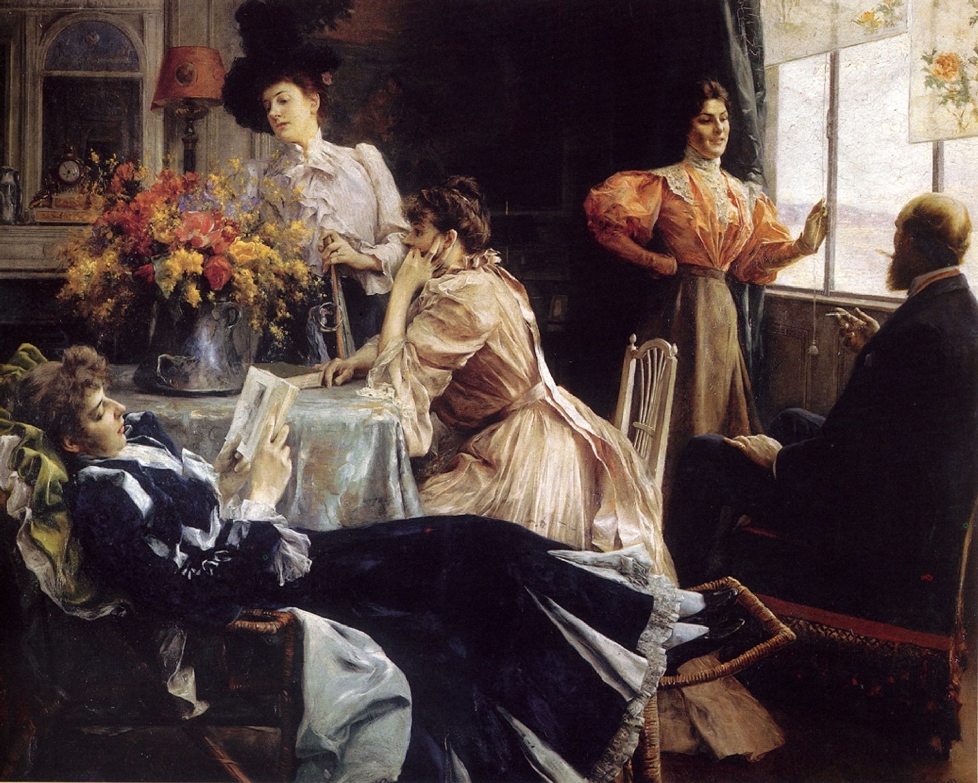 At Home by Julius Leblanc Stewart