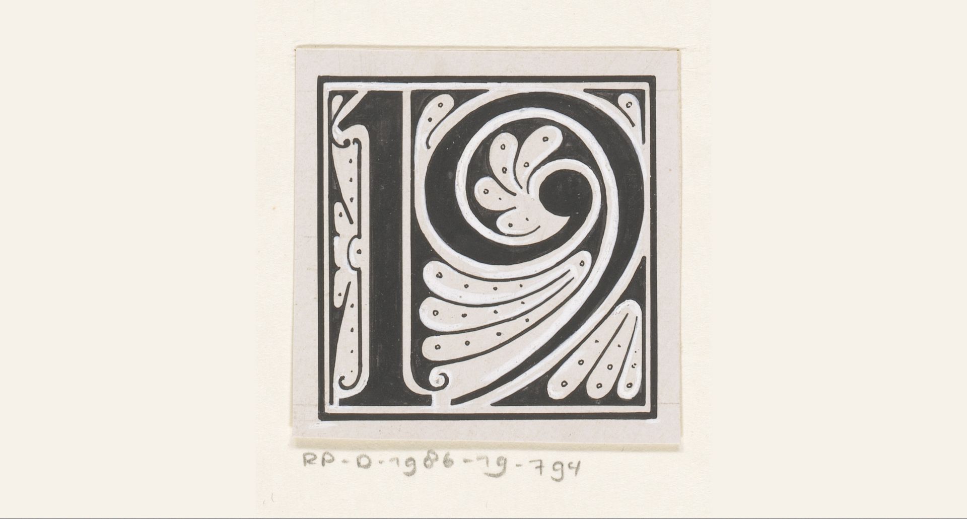 Getal 19 by Reinier Willem Petrus de (1874-1952) Vries