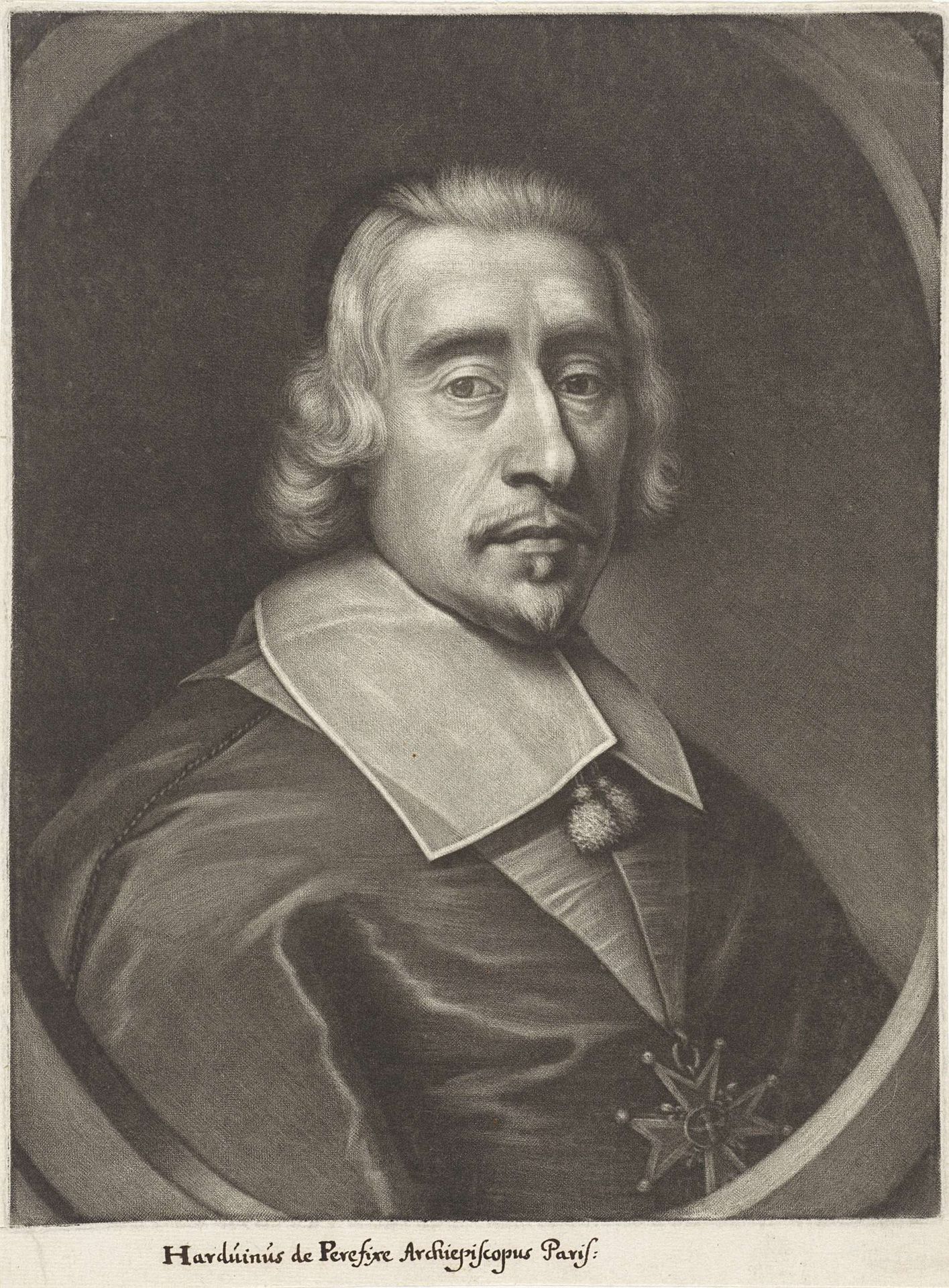 Portret van Hardouin de Péréfixe de Beaumont by Wallerant Vaillant
