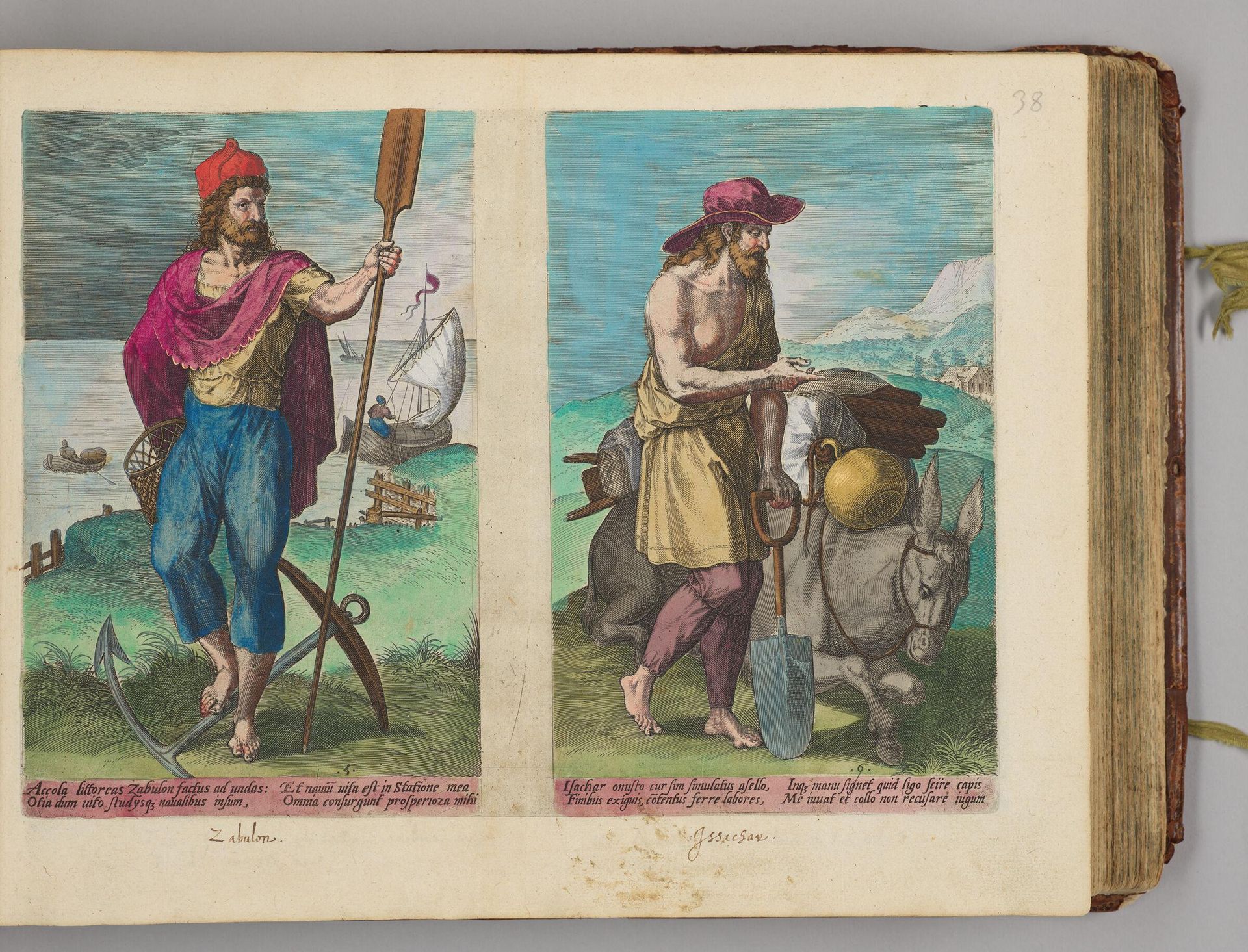 Zabulon and Issachar by Johann Sadeler I